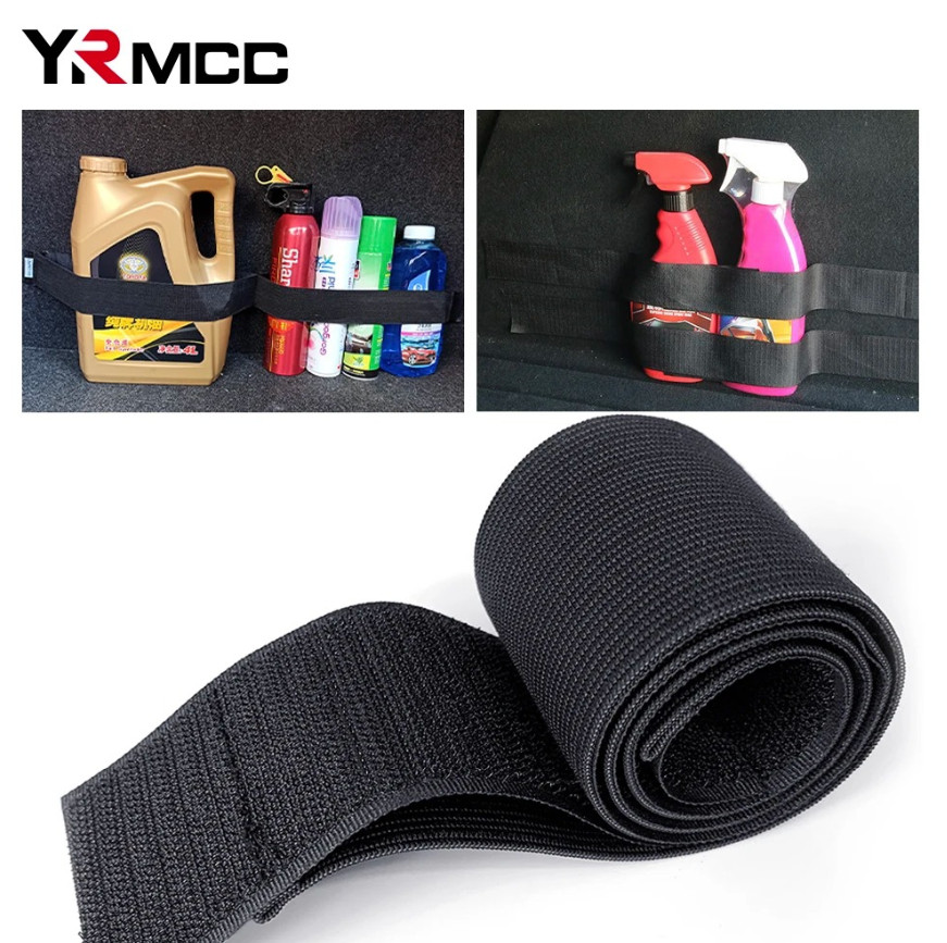 1pcs 50cm Car Trunk Organizer Magic Tape Fixing Belt for Tools & Extinguisher