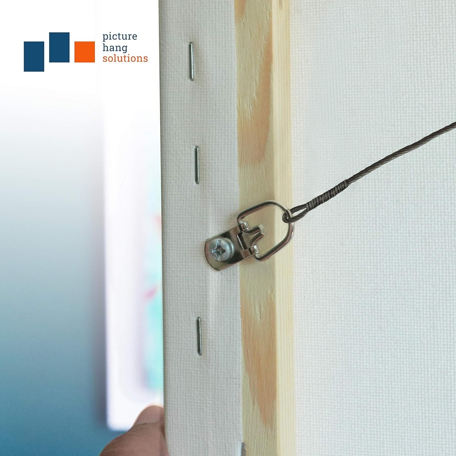 Pro Quality D Ring Picture Hangers with Screws – 100 Pack for Secure Display