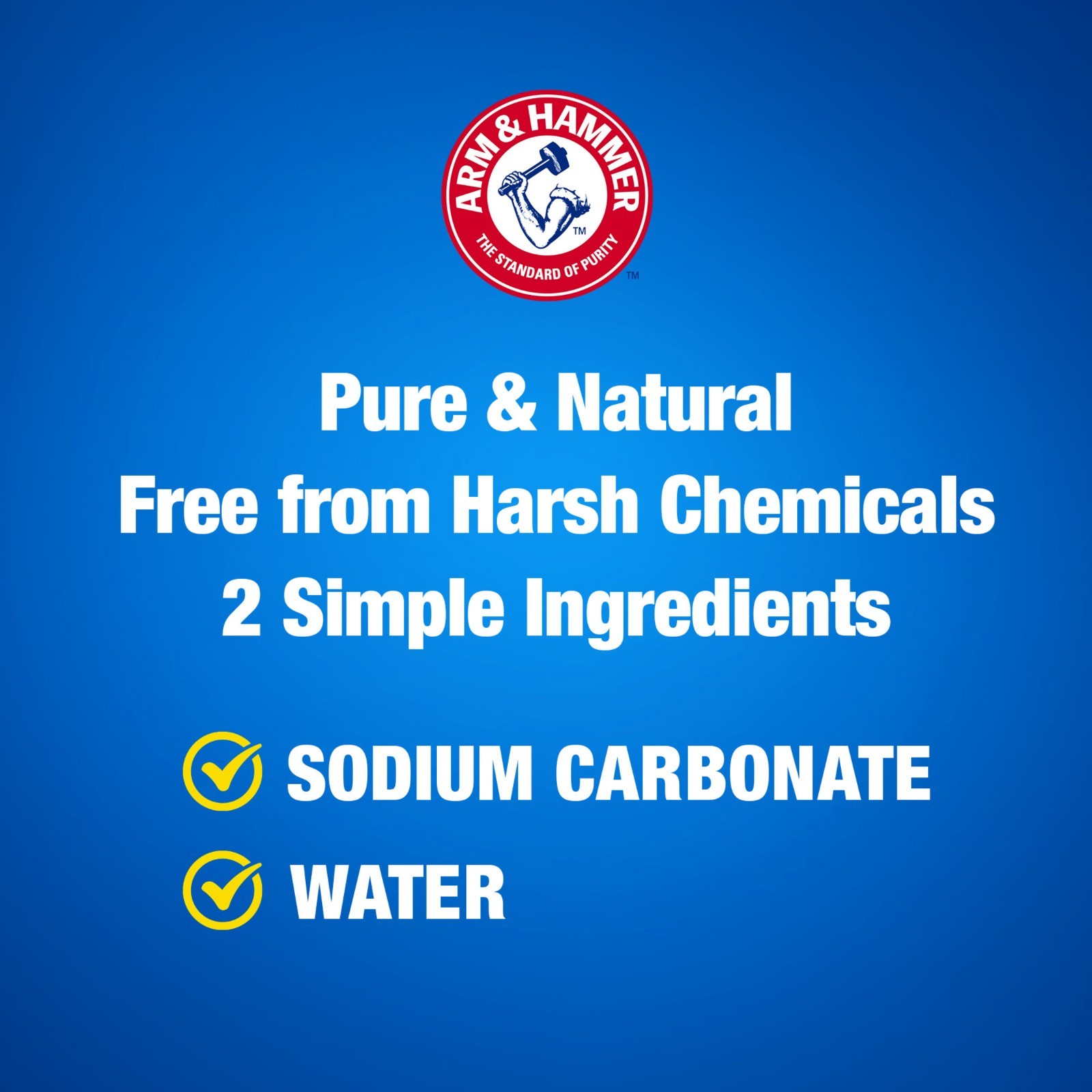 (6 pack) Soda Powder Laundry Detergent Booster & Household Cleaner, 55 oz