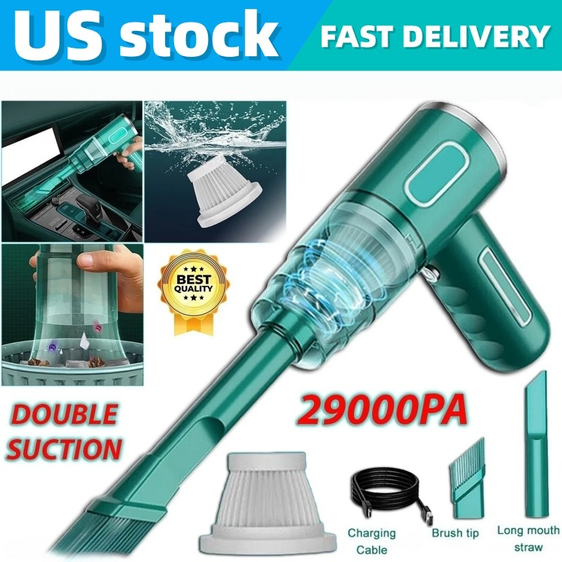 29000PA Cordless Hand Held Vacuum Cleaner Mini Wireless Portable Car Auto Home