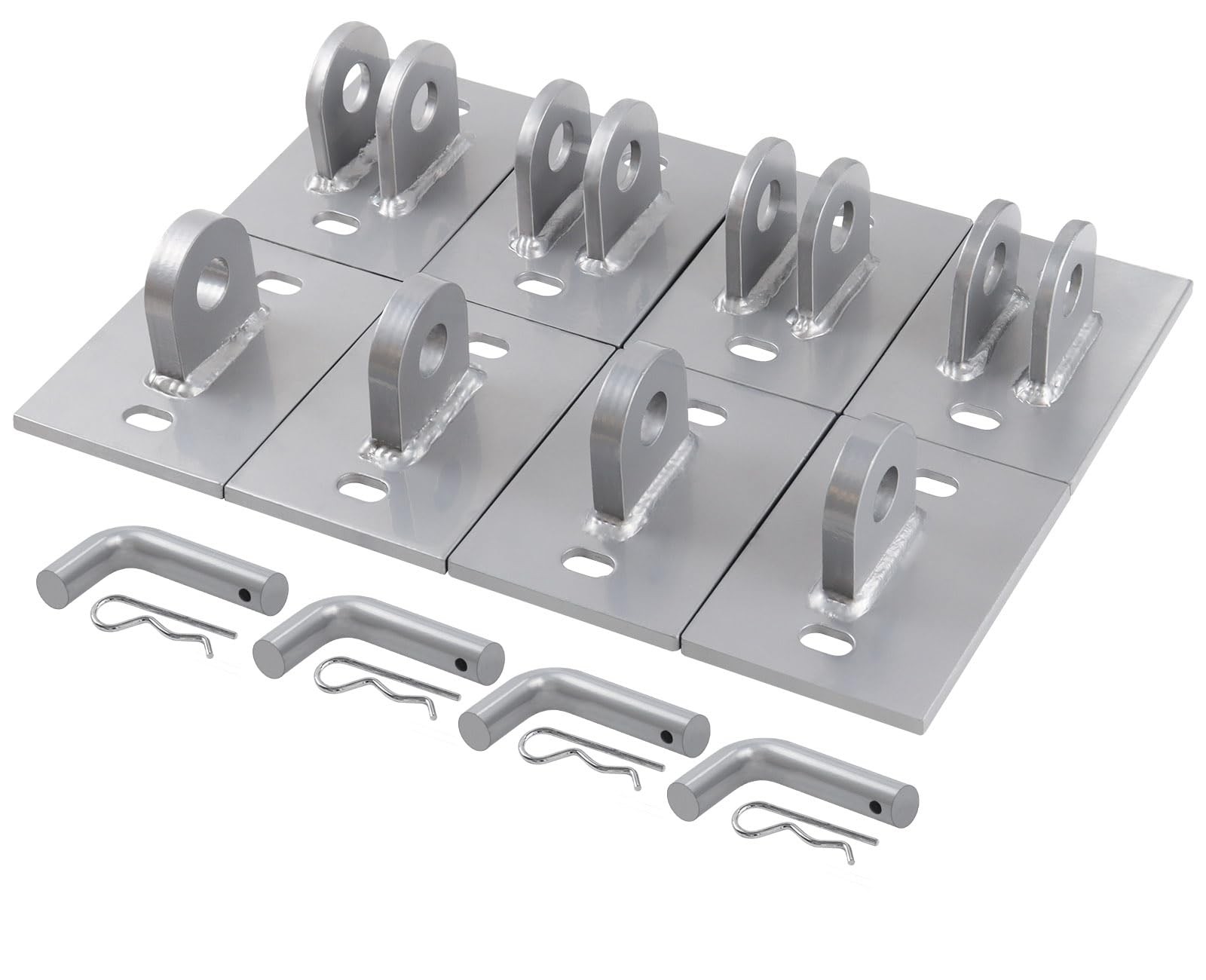 Dock Connector Hinge Kit 5″ x 3-1/2″ Backer Plate 7/16″ Holes – Build Floating