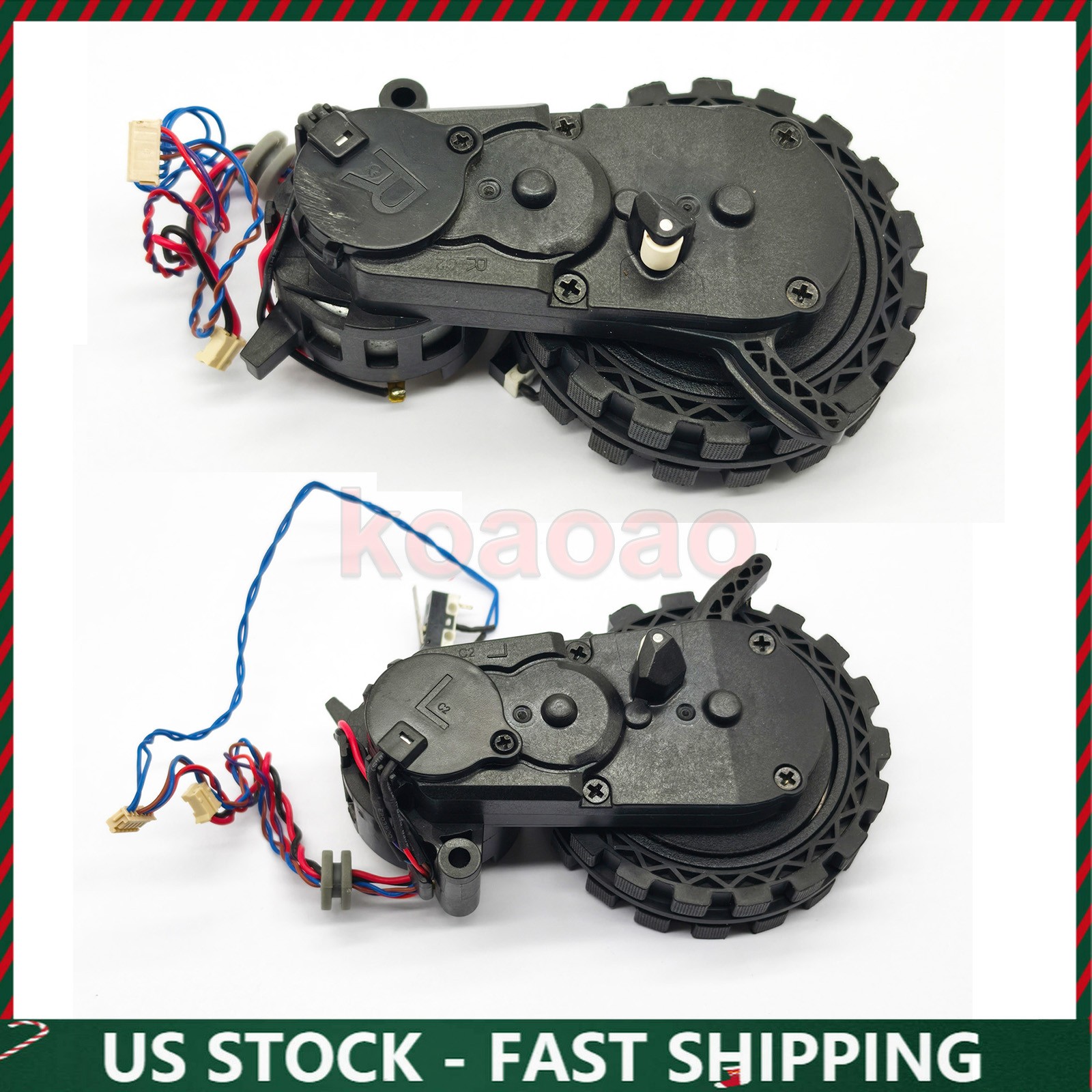 Left+Right Wheel Fit Ecovacs DEEBOT N8/ N8 Pro/ T8/ T9/ OZMO 950/ 920 Spare Part