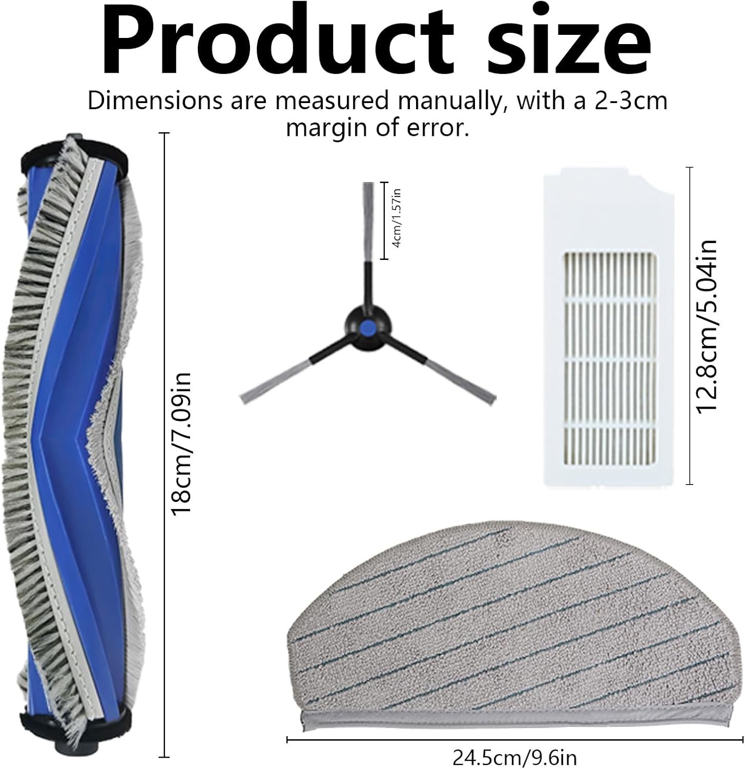 Replacement for ECOVACS DEEBOT N20 Pro Plus N20 Plus for Yeedi C12 Pro Plus C12