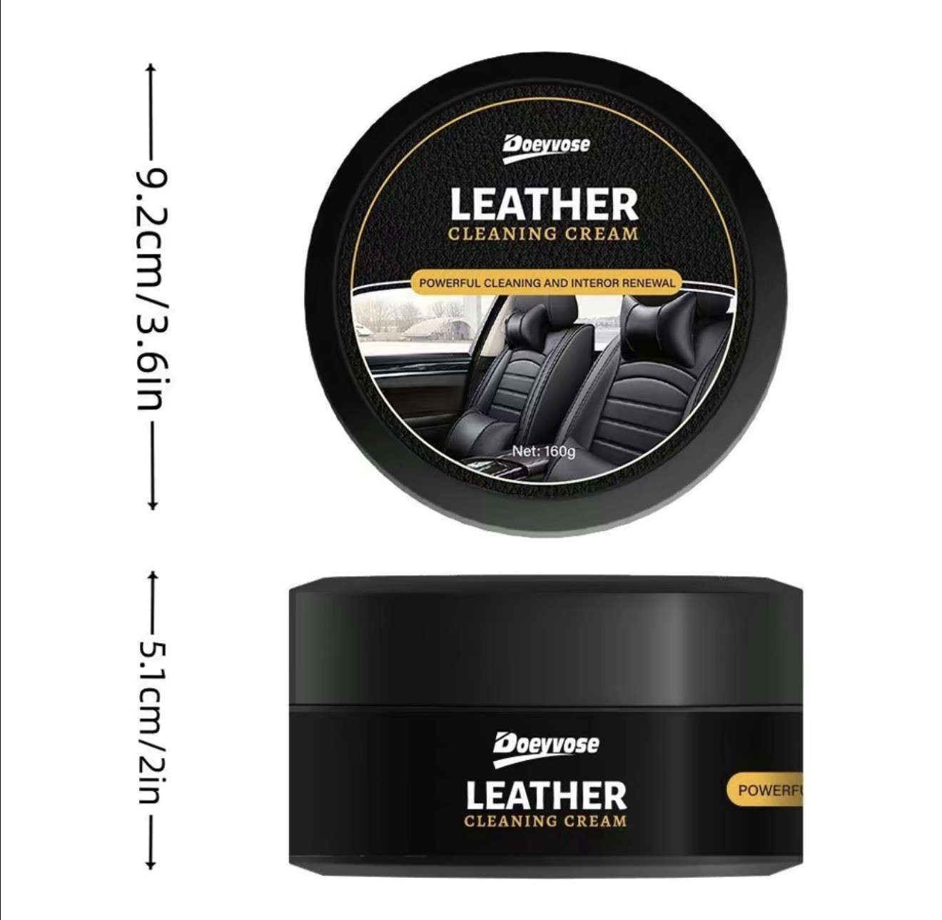 Car Leather Cleaning Cream, Multifunctional Car Leather Care Cream