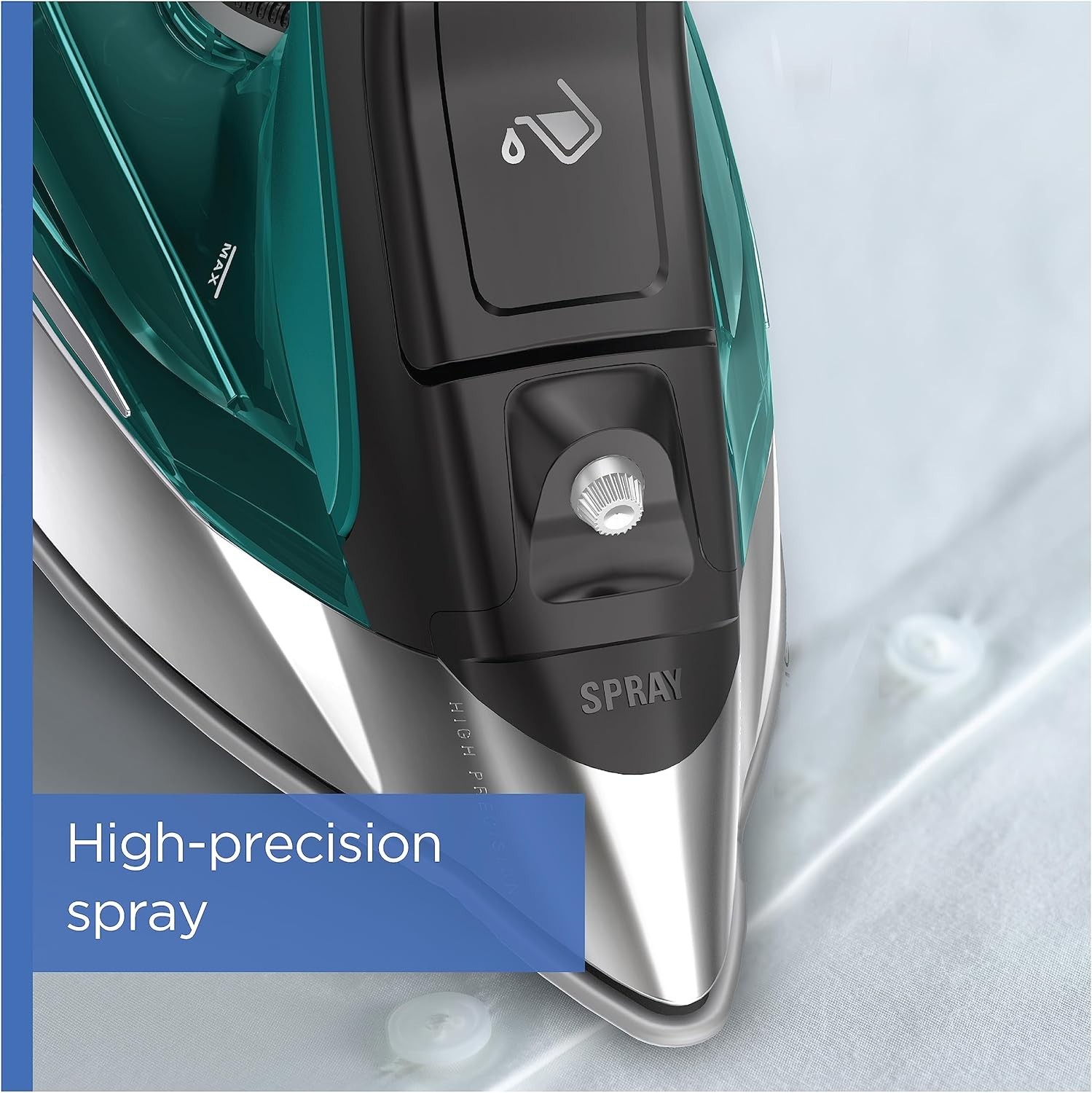 Rowenta Pro Master Stainless Steel Soleplate Steam Iron *OPEN BOX, See Pictures*