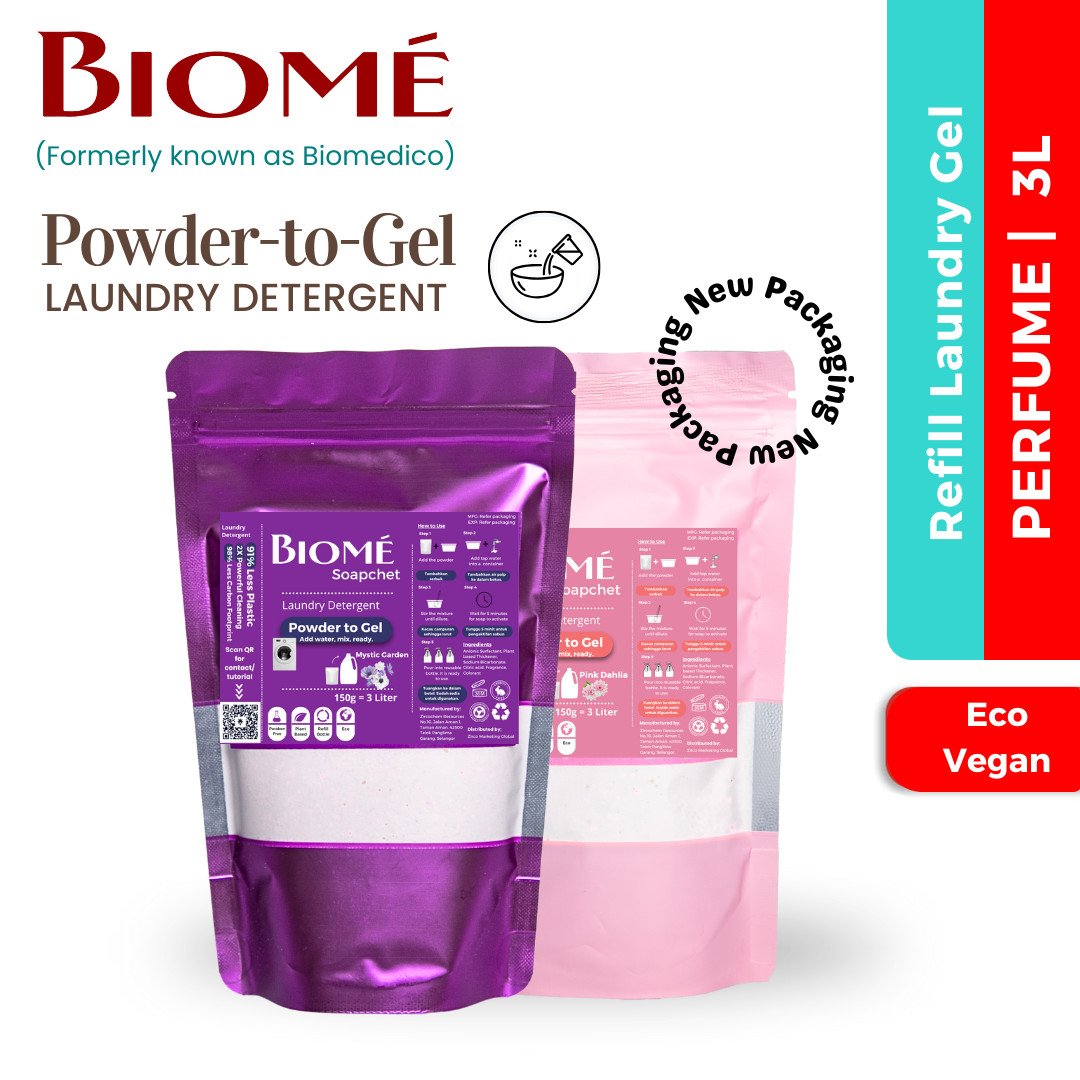 [8 Pack] MALAYSIA Powder-to-Gel Laundry Detergent Soap 150g – 3L [Free Shipping]