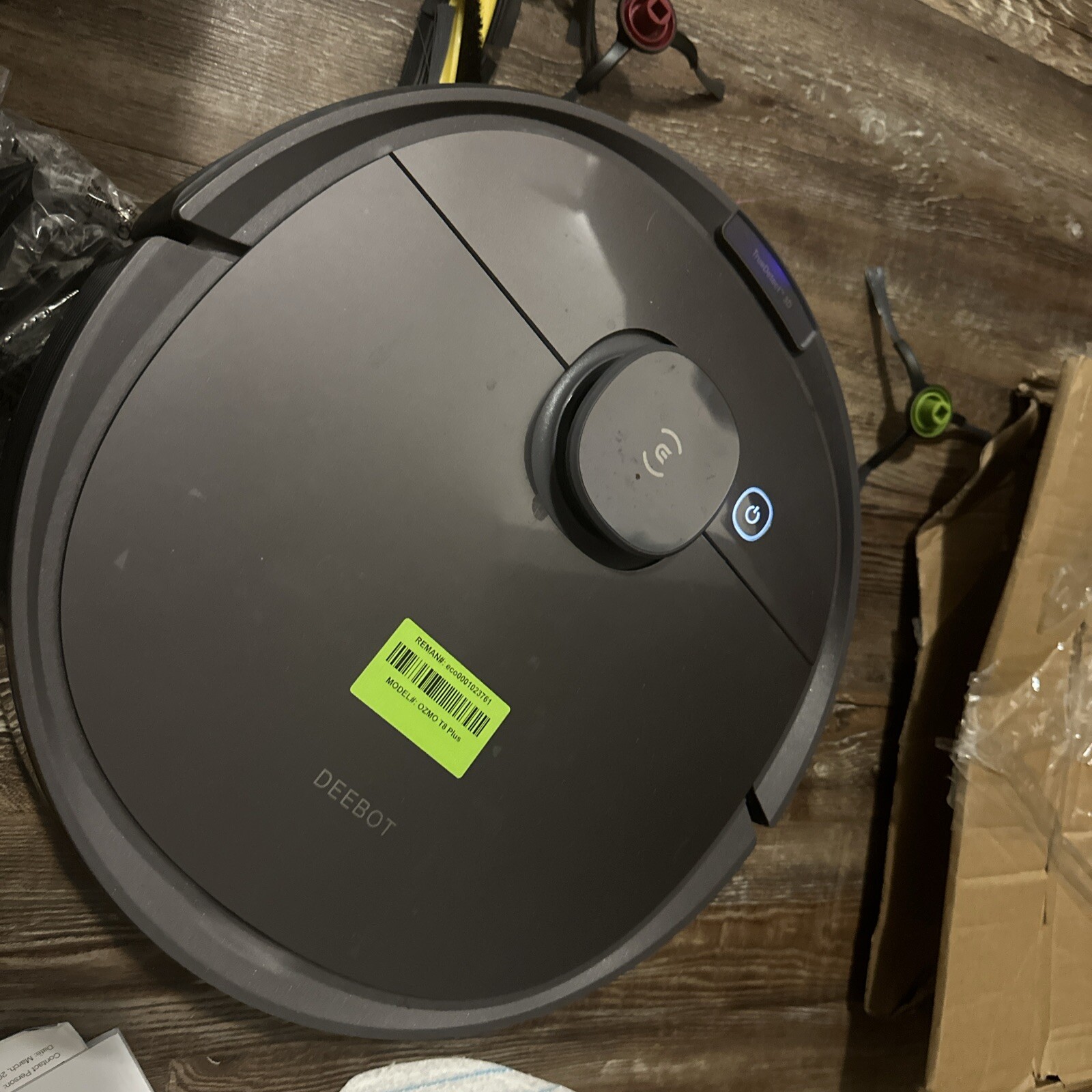 Ecovacs DEEBOT OZMO T8+ Robotic Vacuum Cleaner 2-1 Mop &Vacuum Robot. NO CHARGER