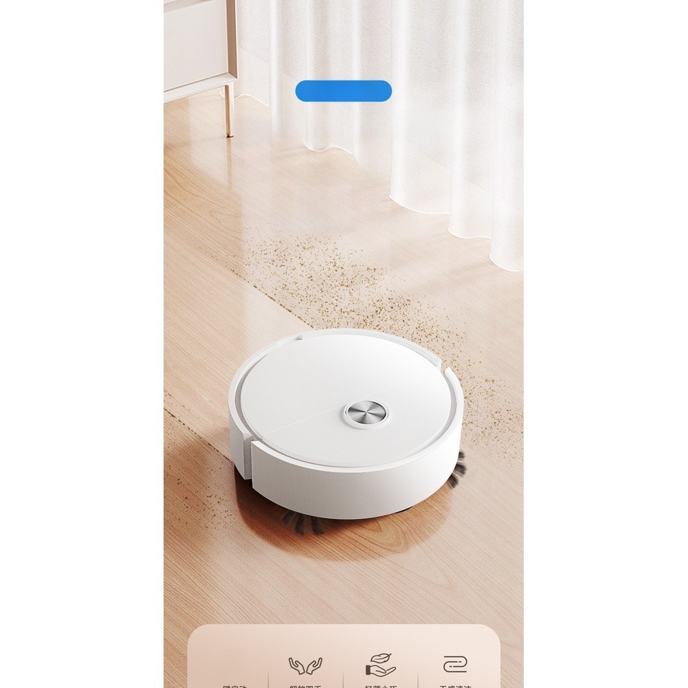Smart Robot Vacuum Cleaner with 180min Runtime and Efficient Dust Hair Pickup