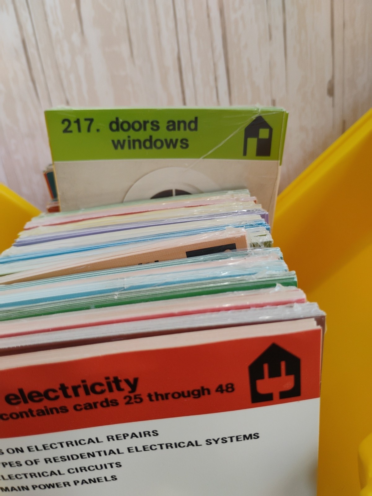 Vintage Home Repair Box Yes You Can Fix It Case 80s With Cards