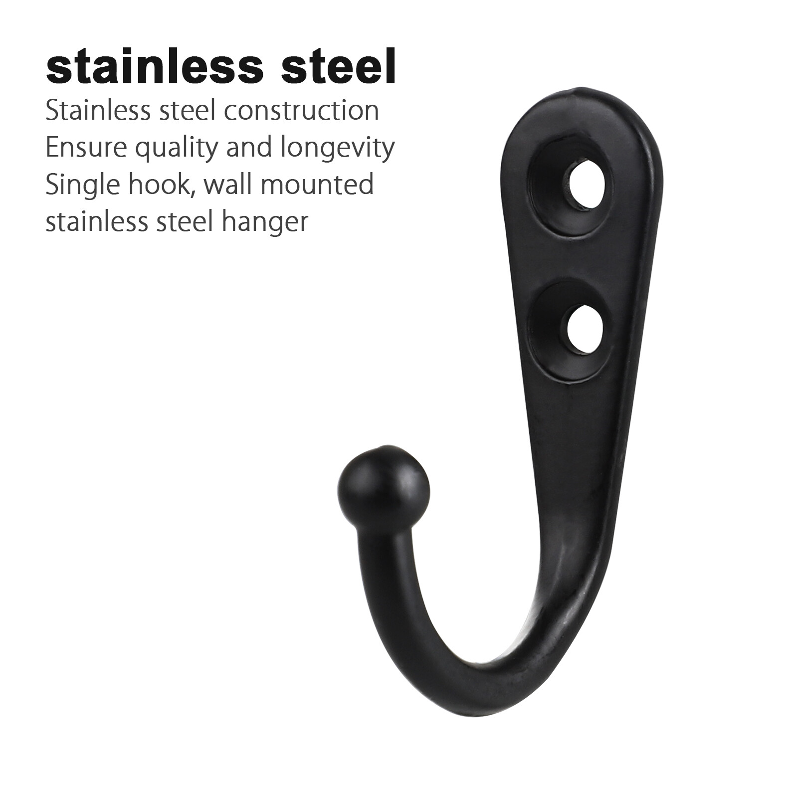20PCS Wall Hooks for hanging Metal Wall Hooks for Coats Coat hooks for Wall USA