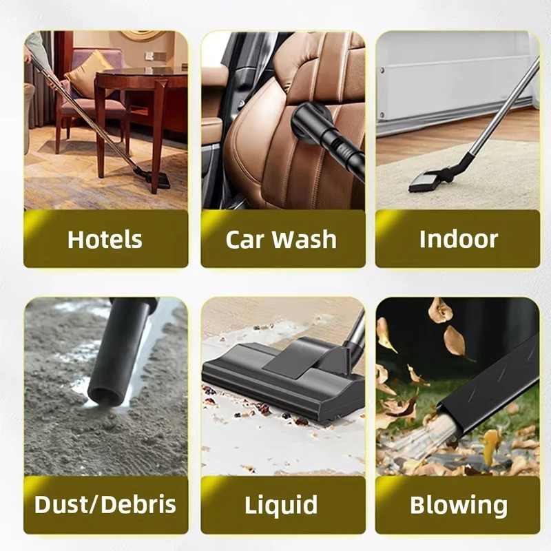 Vacuum Cleaner, Industrial, Household, Car Wash, Cleaning, High Power.