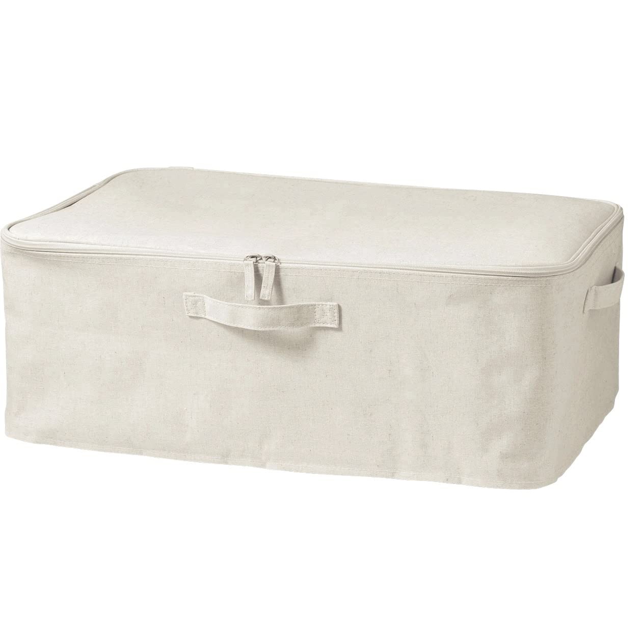MUJI Soft Box Large 59x39x23cm Polyester Linen Storage Case