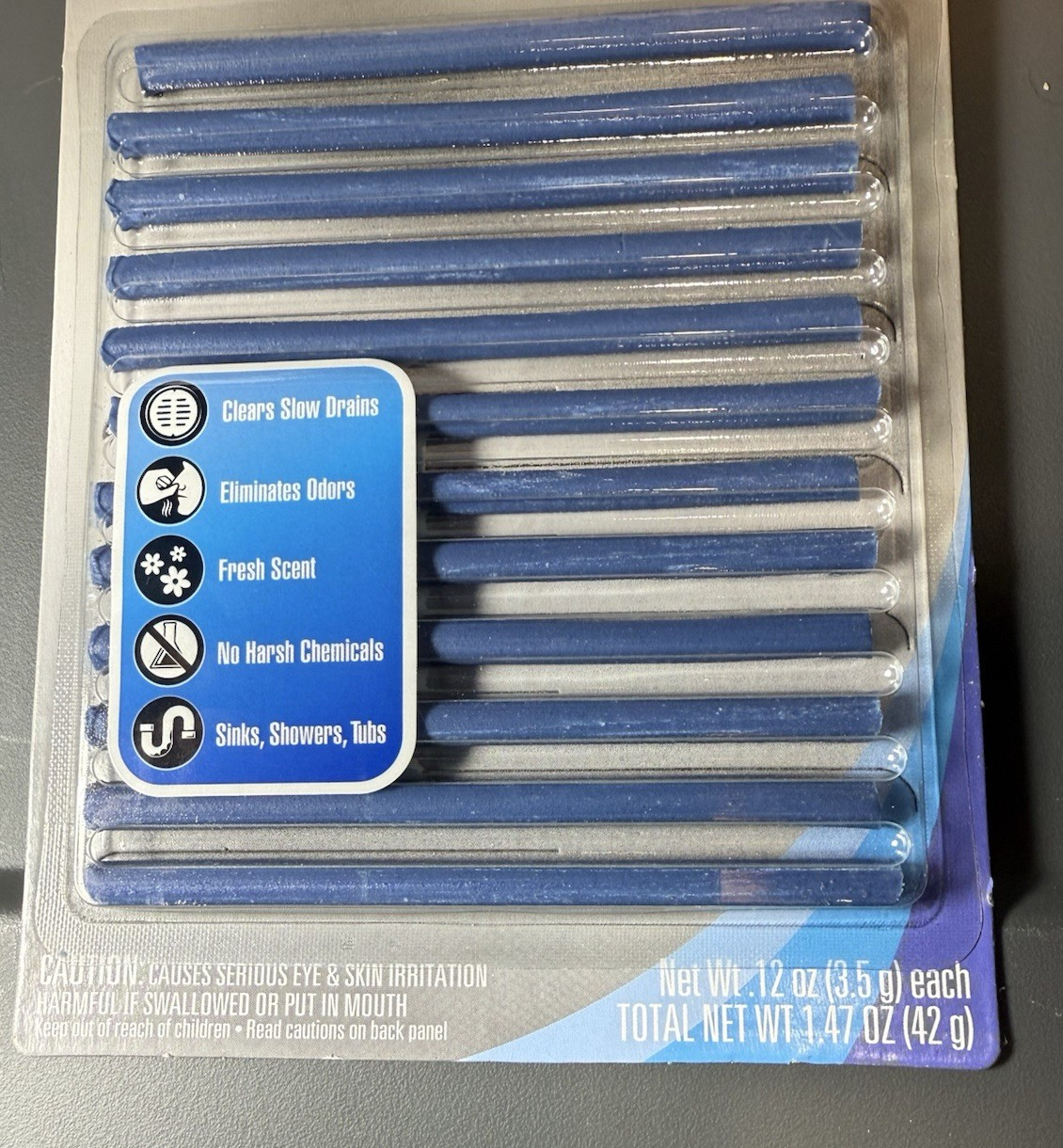 Instant Power Bio Enzymatic Drain Sticks 12 Pack Eliminate Odors & Prevent Clog