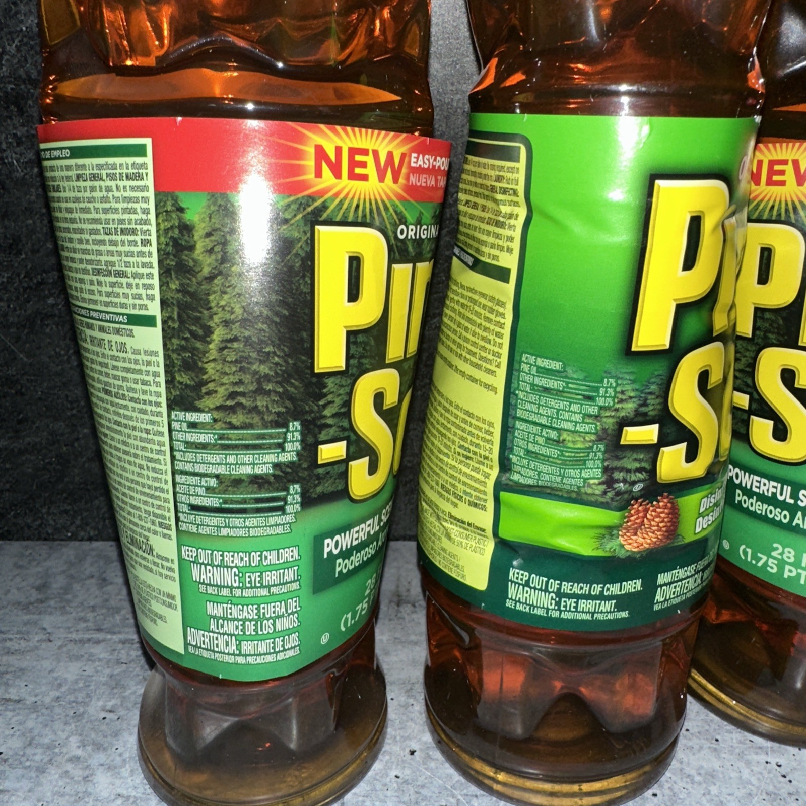 3 Lot Pine Sol Original Formula With Pine Oil Multi Surface Cleaner 28oz
