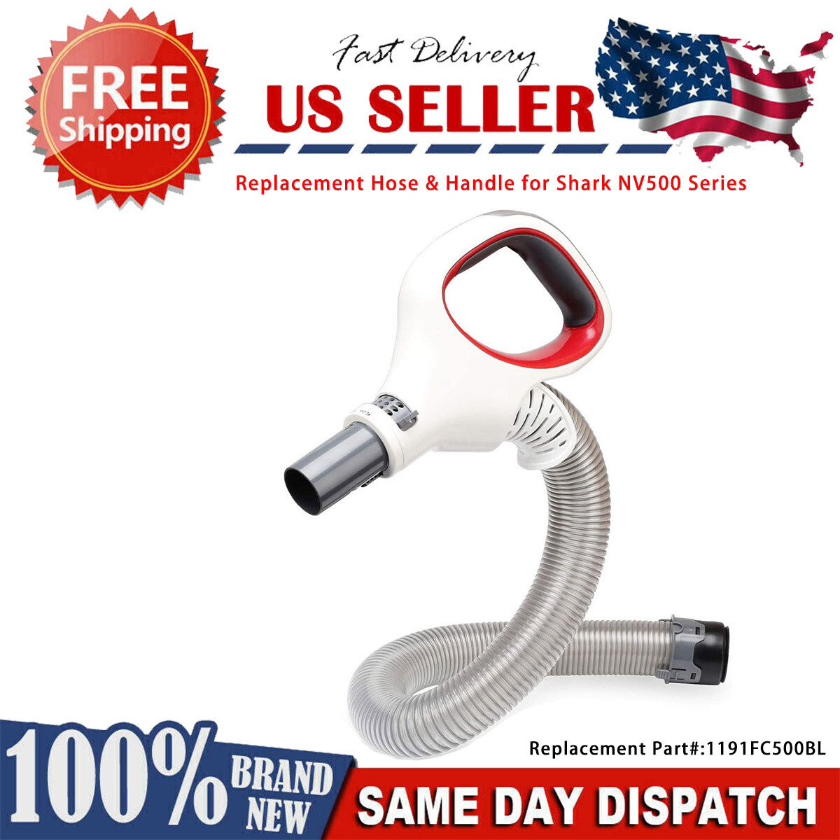Replacement Hose Handle for Shark Vacuum NV500 NV500C NV500CO NV500Q