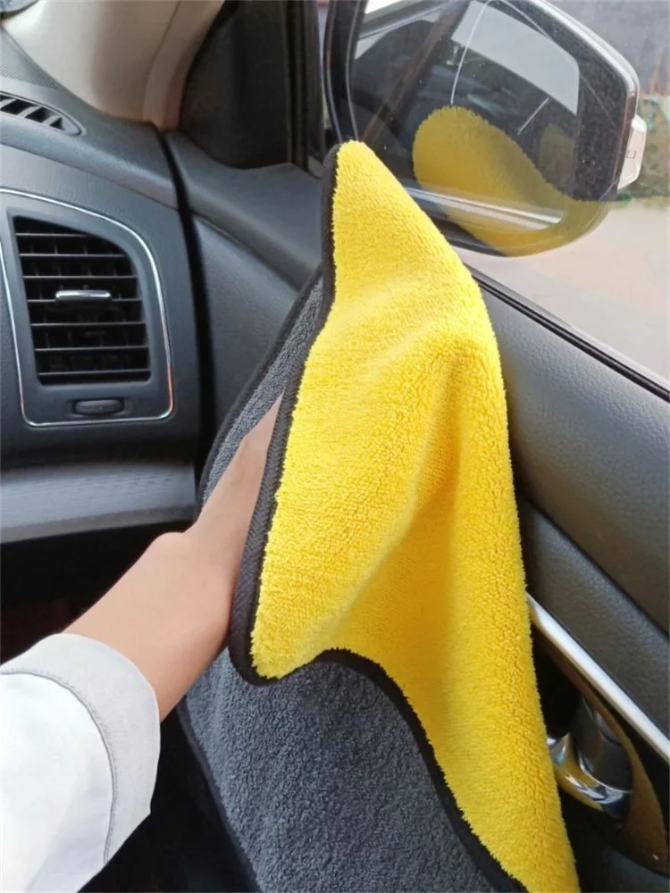 1/2/6 Pack Microfiber Car Cleaning Cloth Wash Towel Auto Detailing Accessories