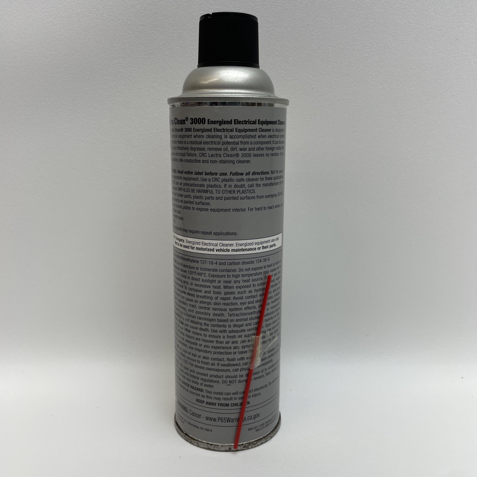 CRC Lectra Clean 3000 No-Flammable Electrical Parts Cleaner 1lb 3oz – NEW