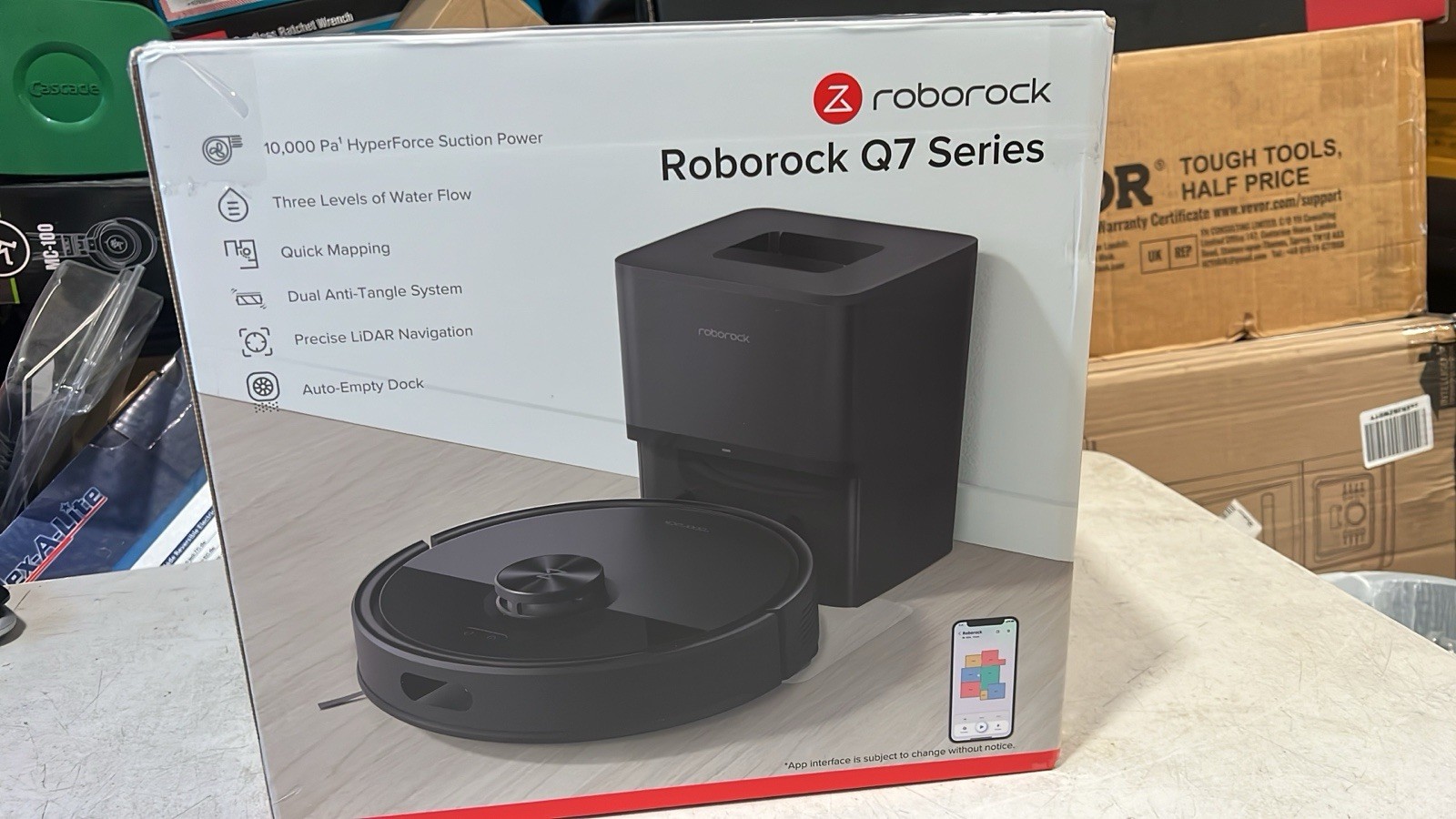 Roborock Q7 M5 Plus Robot Vacuum Auto-Empty Dock New Sealed Black