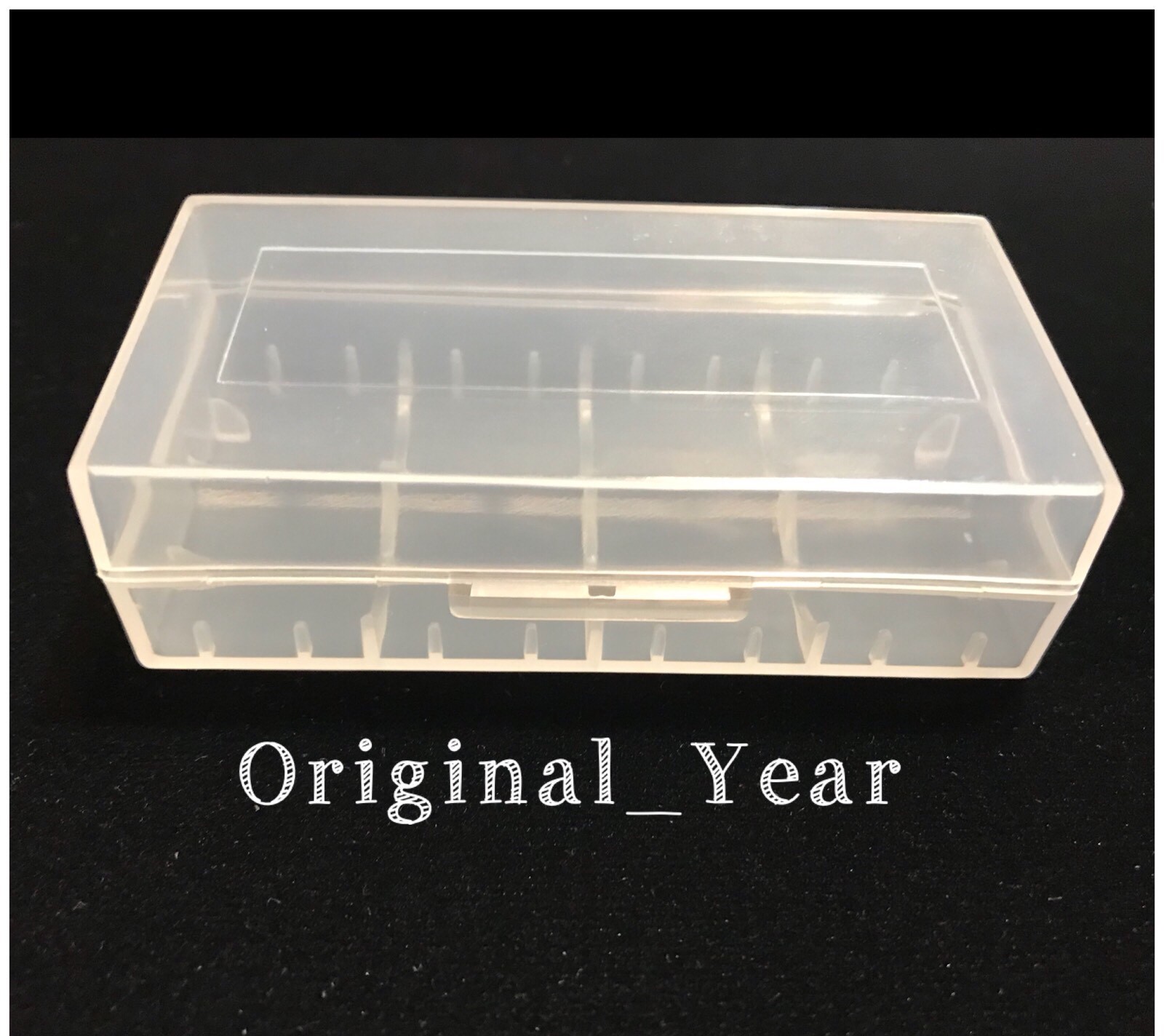 10 Clear White Plastic Storage Box Case for 2 18650 Batteries / 4x 16340 CR123A