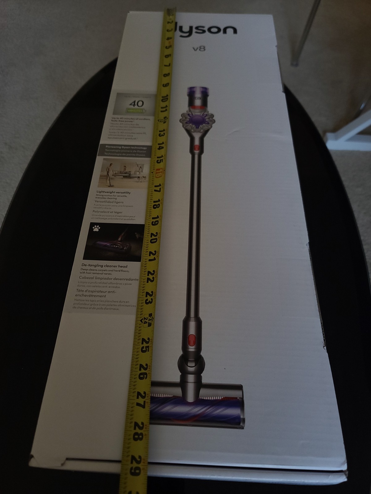 Dyson V8 Cordless Stick Vacuum Motorbar Head 115W 40min Silver/Nickel
