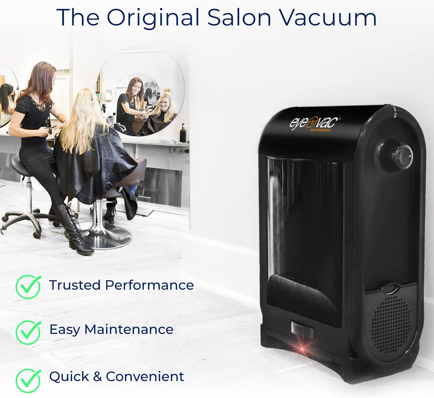 Eyevac PRO Touchless Vacuum – 1400 Watts Professional Vacuum with Active Infrare