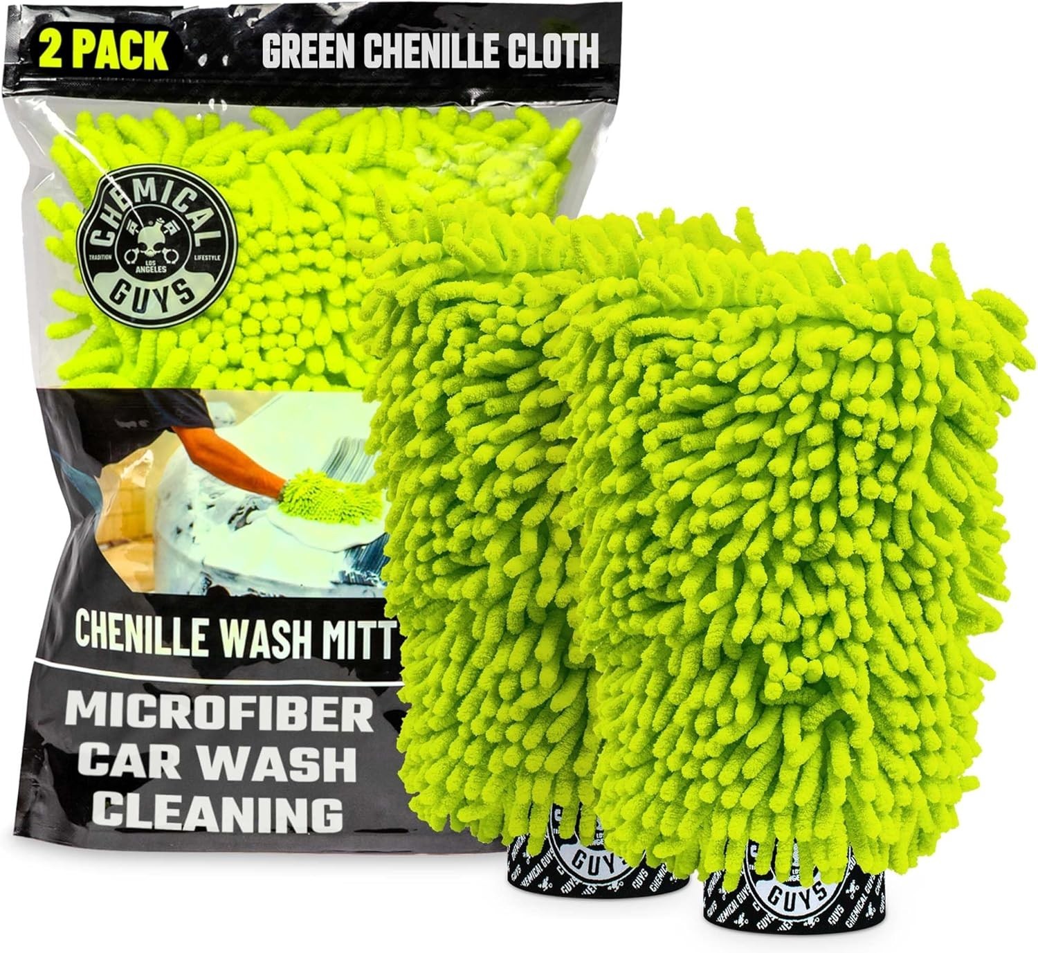 Chemical Guys MIC49302 Chenille Premium Scratch-Free Microfiber Car Wash Mitt