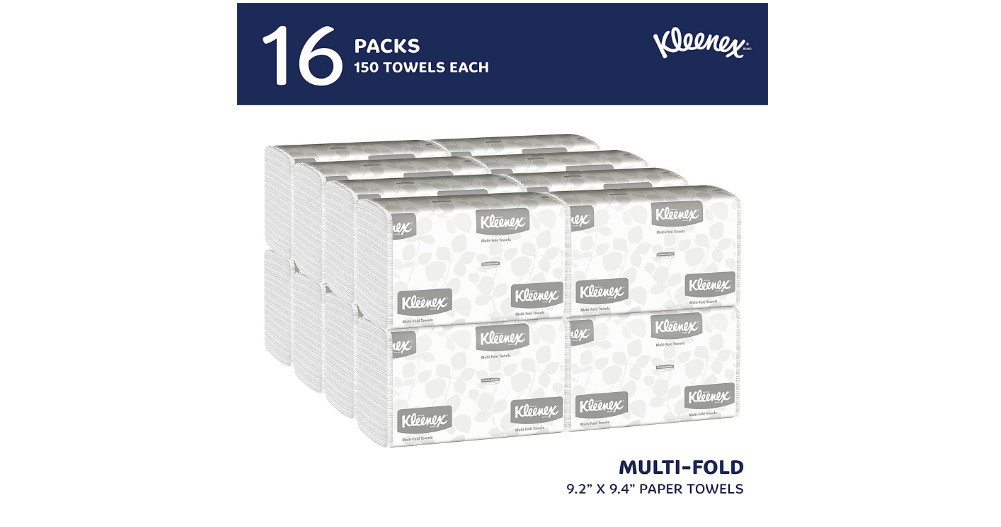 Paper Towels Multifold Household Office Washroom Towel Kitchen White 2400 Pieces