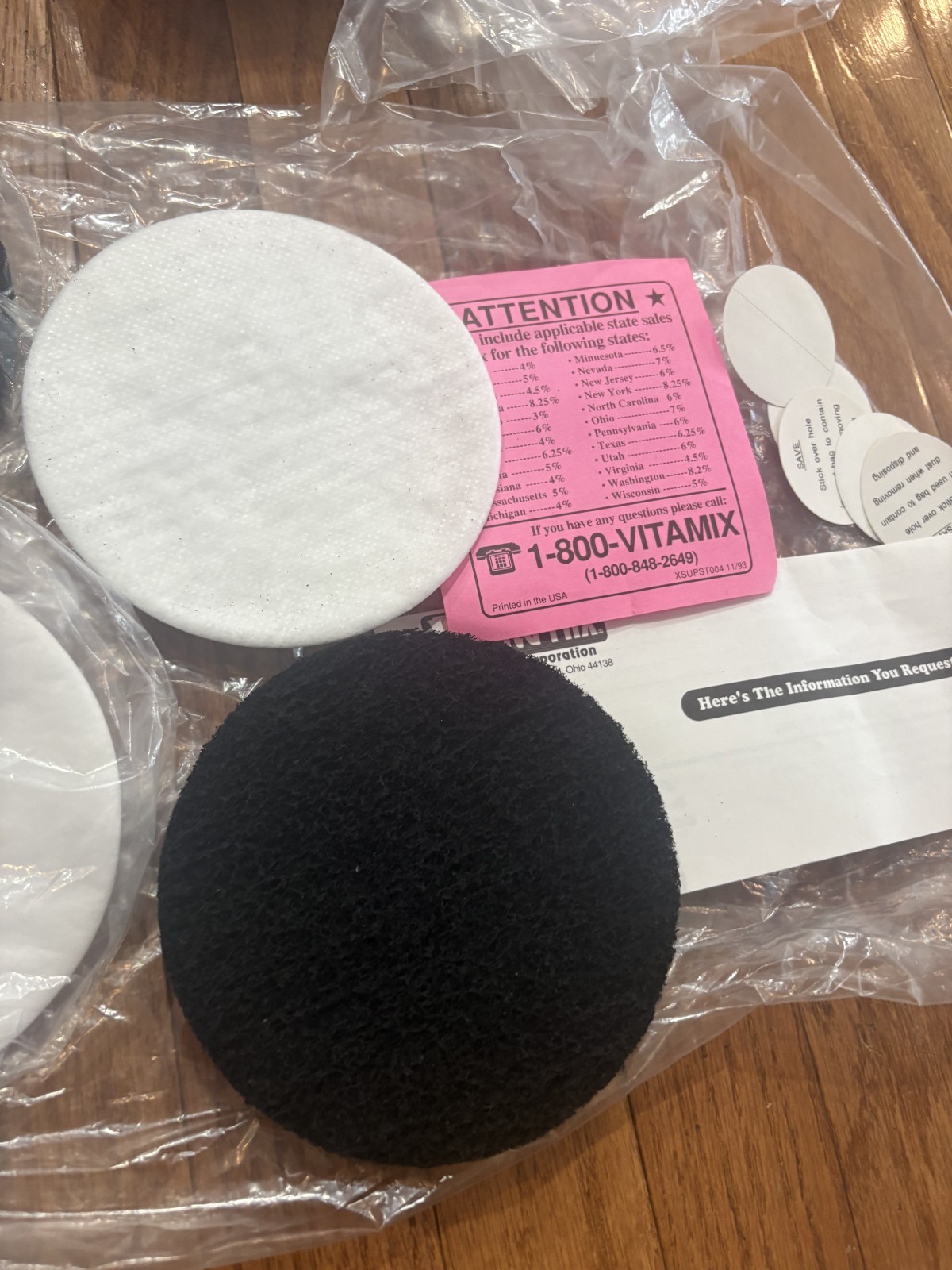 3 Packs of Vita- Vac III by Vitamix Replacement Bag system ( 9 bags total )