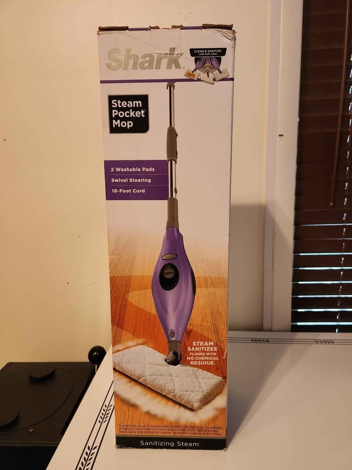 Shark Steam Pocket Mop S3501 New Open Box Professional Floor Cleaner NICE