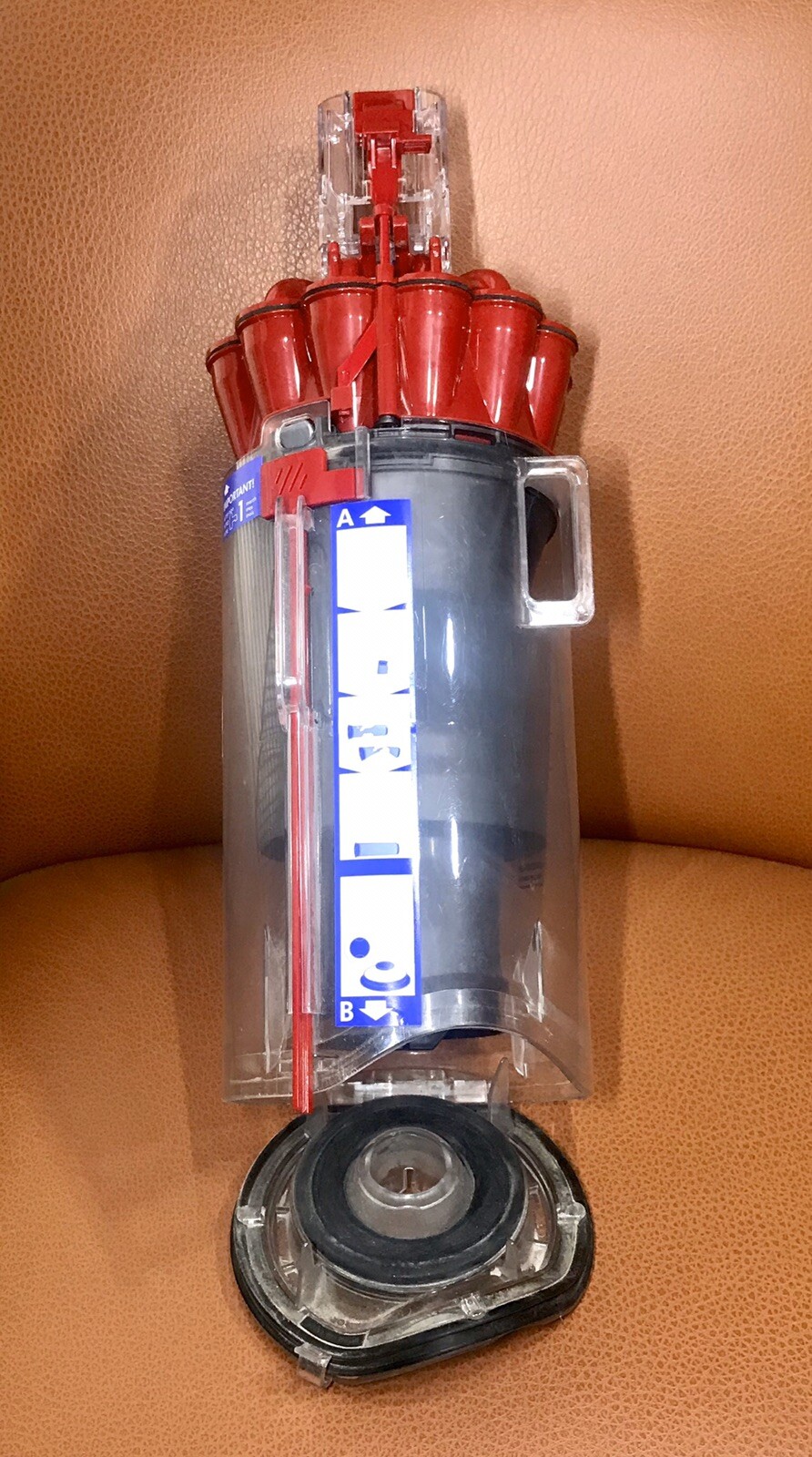 Dyson DC40 UP16 UP19 Red Cyclone Canister Dirt/Dust BIN Tank Assembly