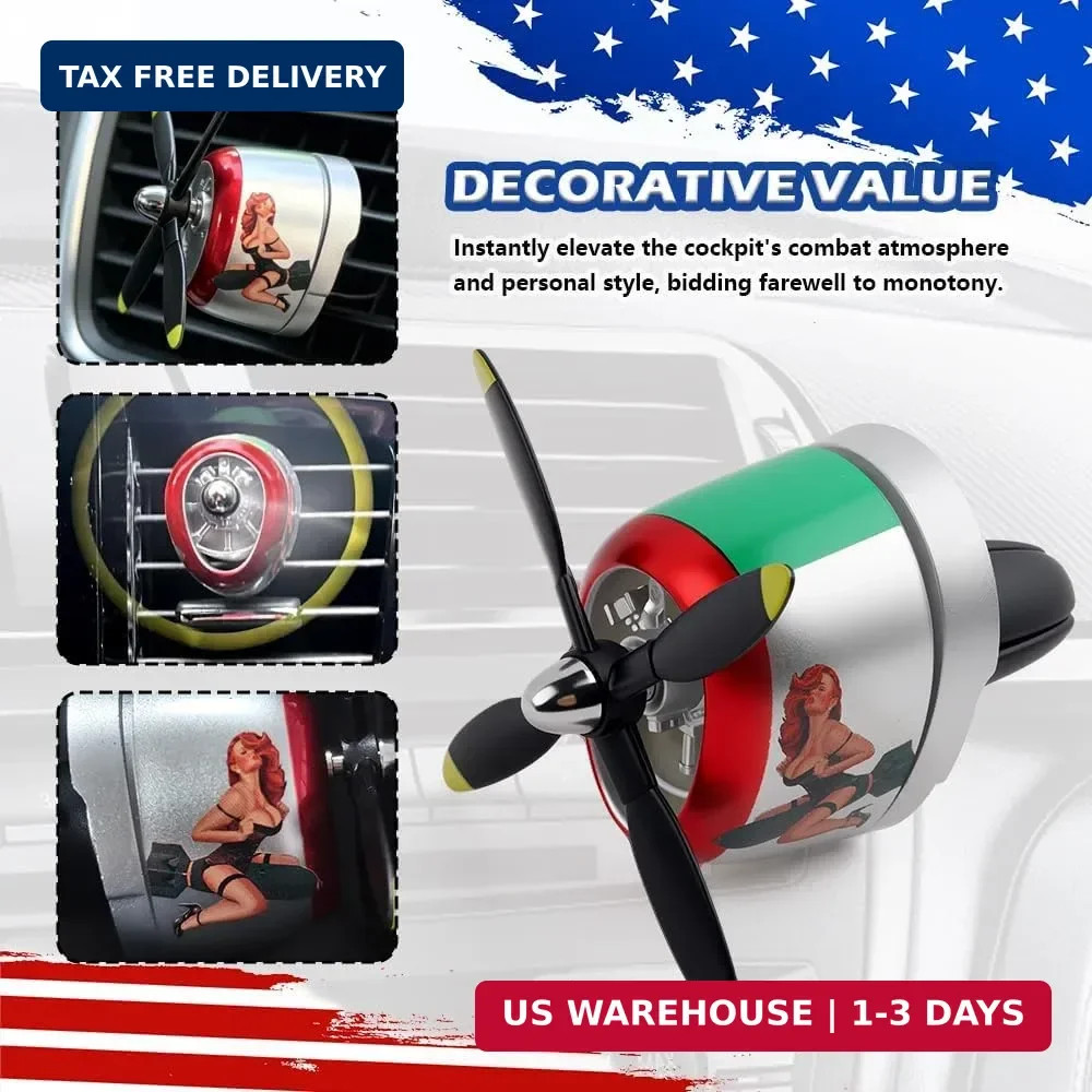 Varga Girl P47 Air Freshener Vintage PinUp Vent Clip & Car Accessories for M…