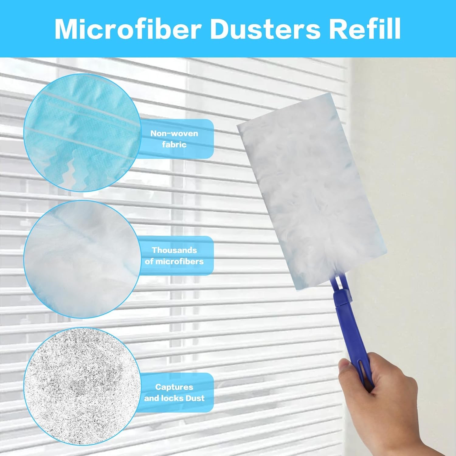 20 Pcs Swiffer Duster Refills Swiffer Dusters Heavy Duty Duster Duster Kit