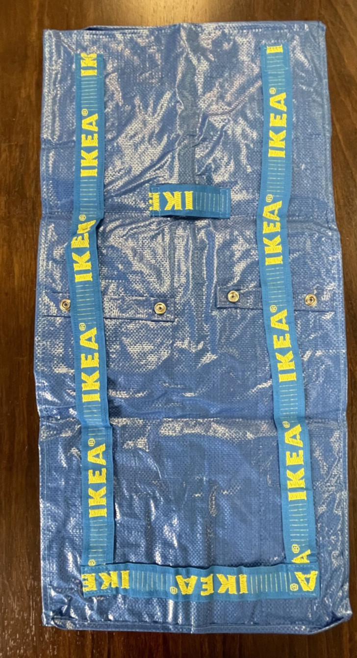Ikea Storage Bag, Laundry – Blue — SET of 5 NEW! Free shipping