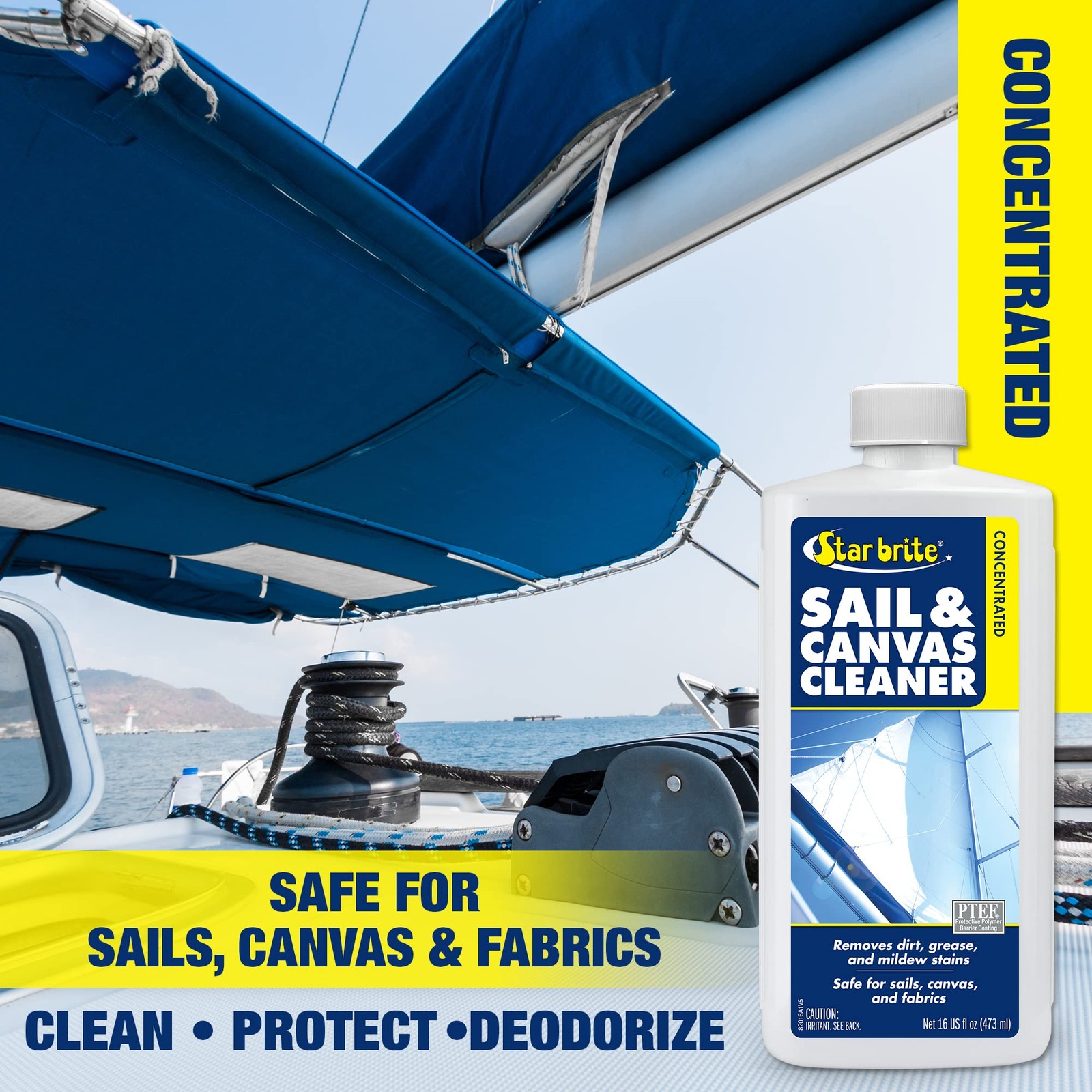 Star Brite Concentrated Sail & Canvas Cleaner for Natural & Synthetic Fabrics