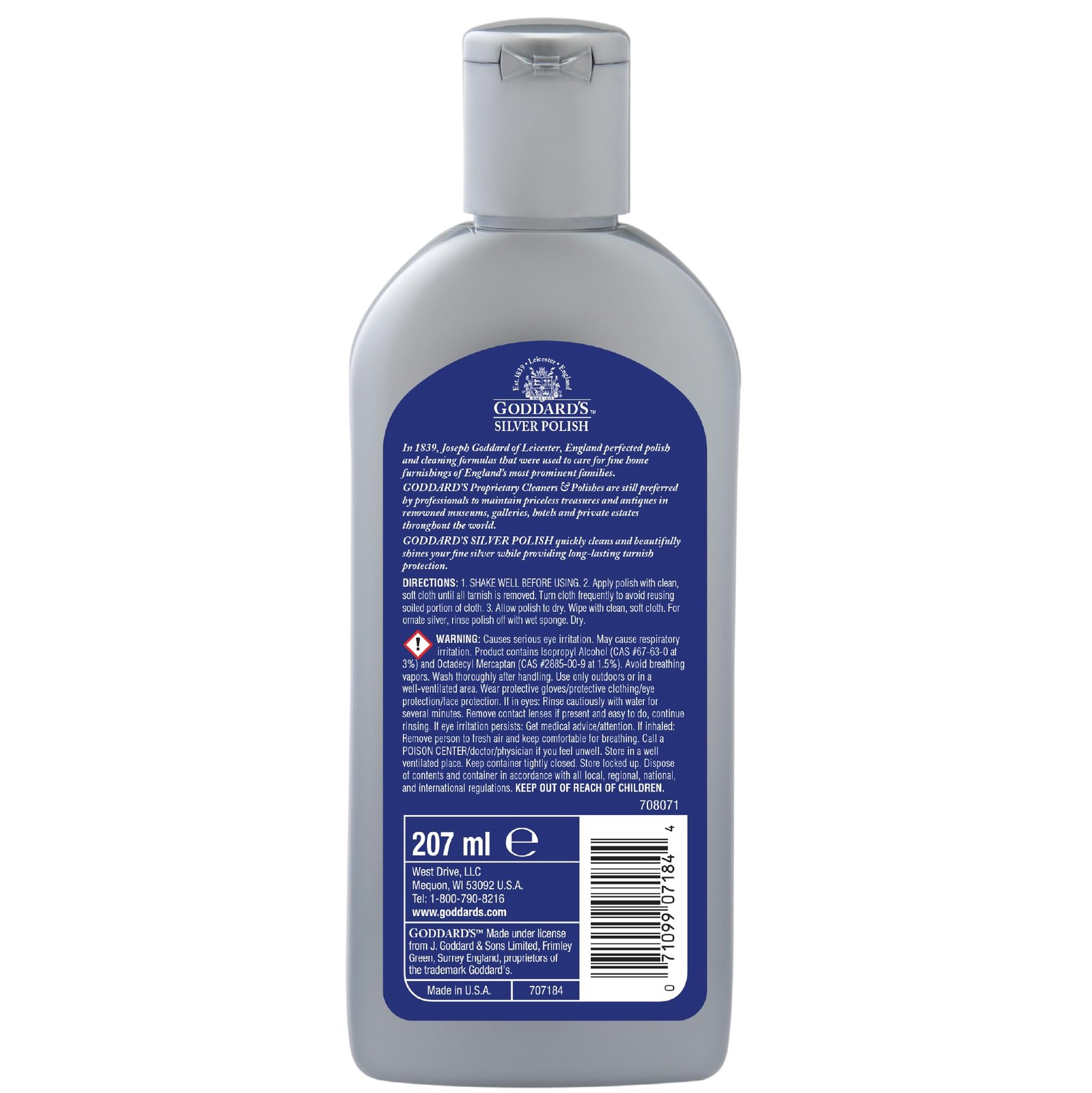 Goddard’s Silver Polish Liquid, Silver Cleaner & Tarnish Remover, 7 oz | Restore