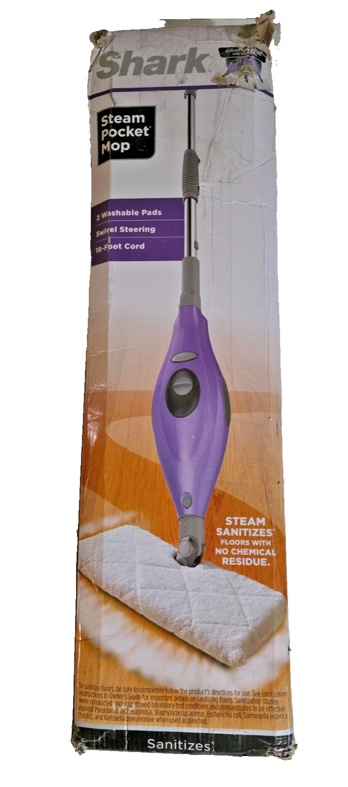 Shark S3501 Steam Pocket Mop New Open Box