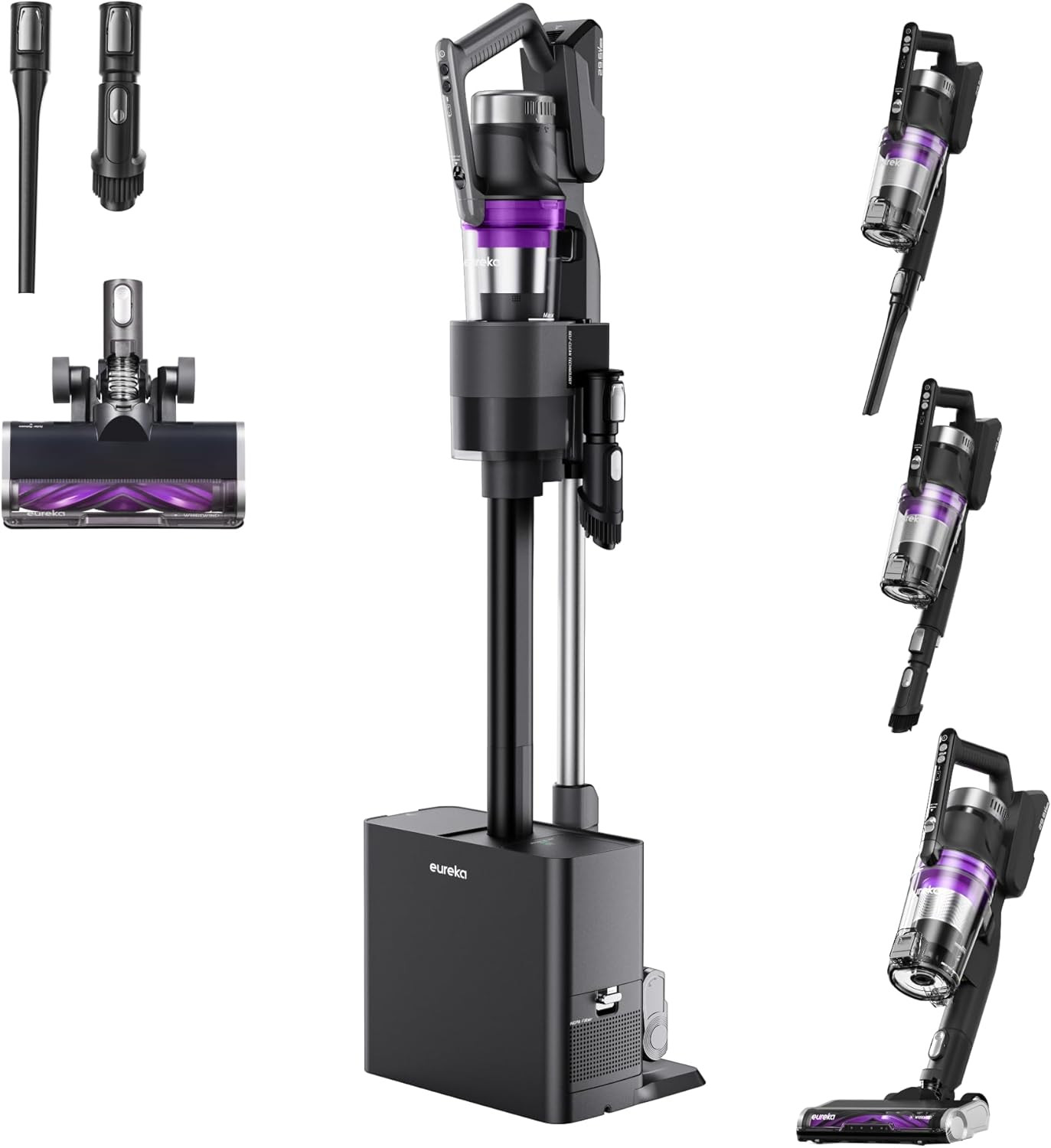 Eureka Cordless Vacuum Cleaner Lightweight, Stick Vacuum Rechargeable for Hardwo
