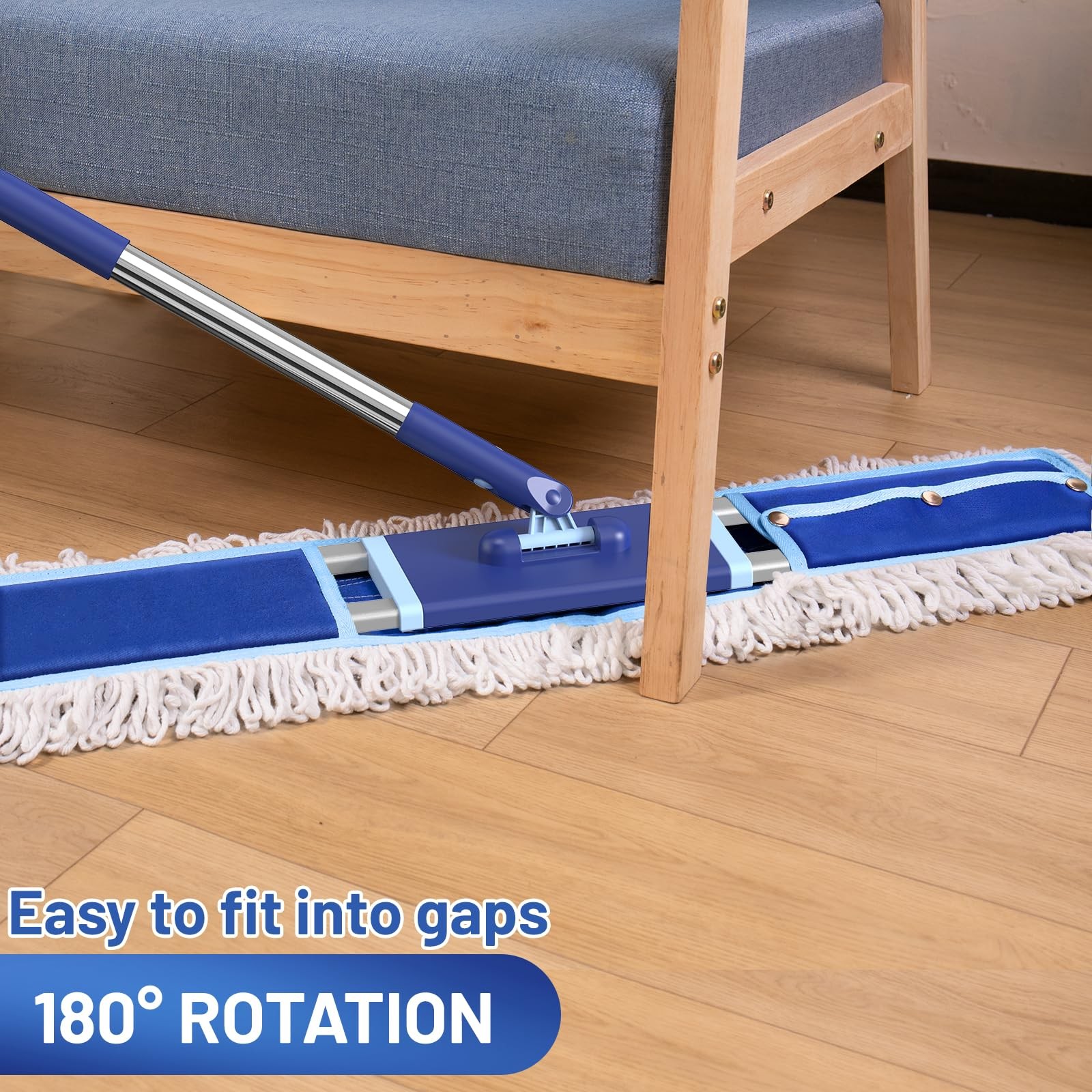 36″ Commercial Dust Mop: Dry Dust Broom for Hardwood Floors Cleaning – 2 Mop …