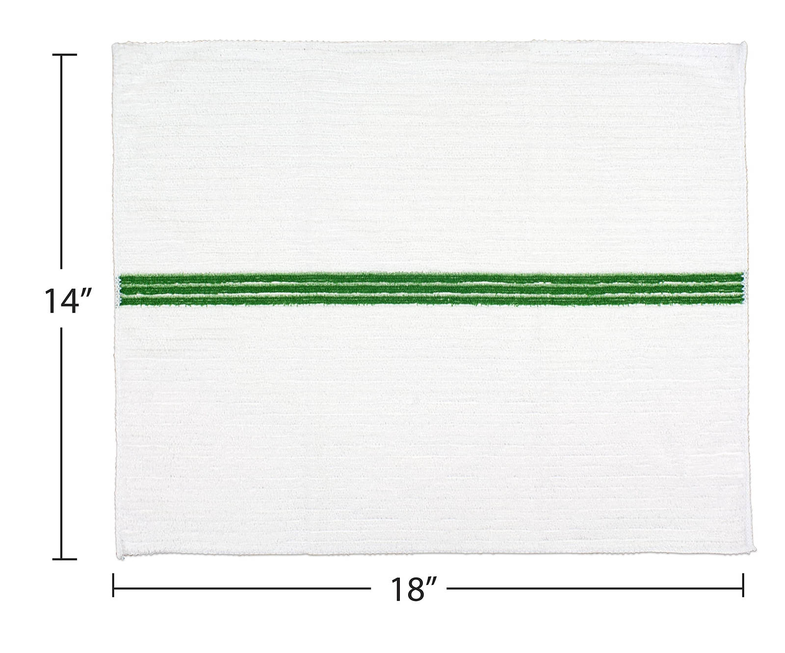 Ribbed Bar Mop Microfiber Towels With Stripes For Cleaning And Drying 14 By 18 I