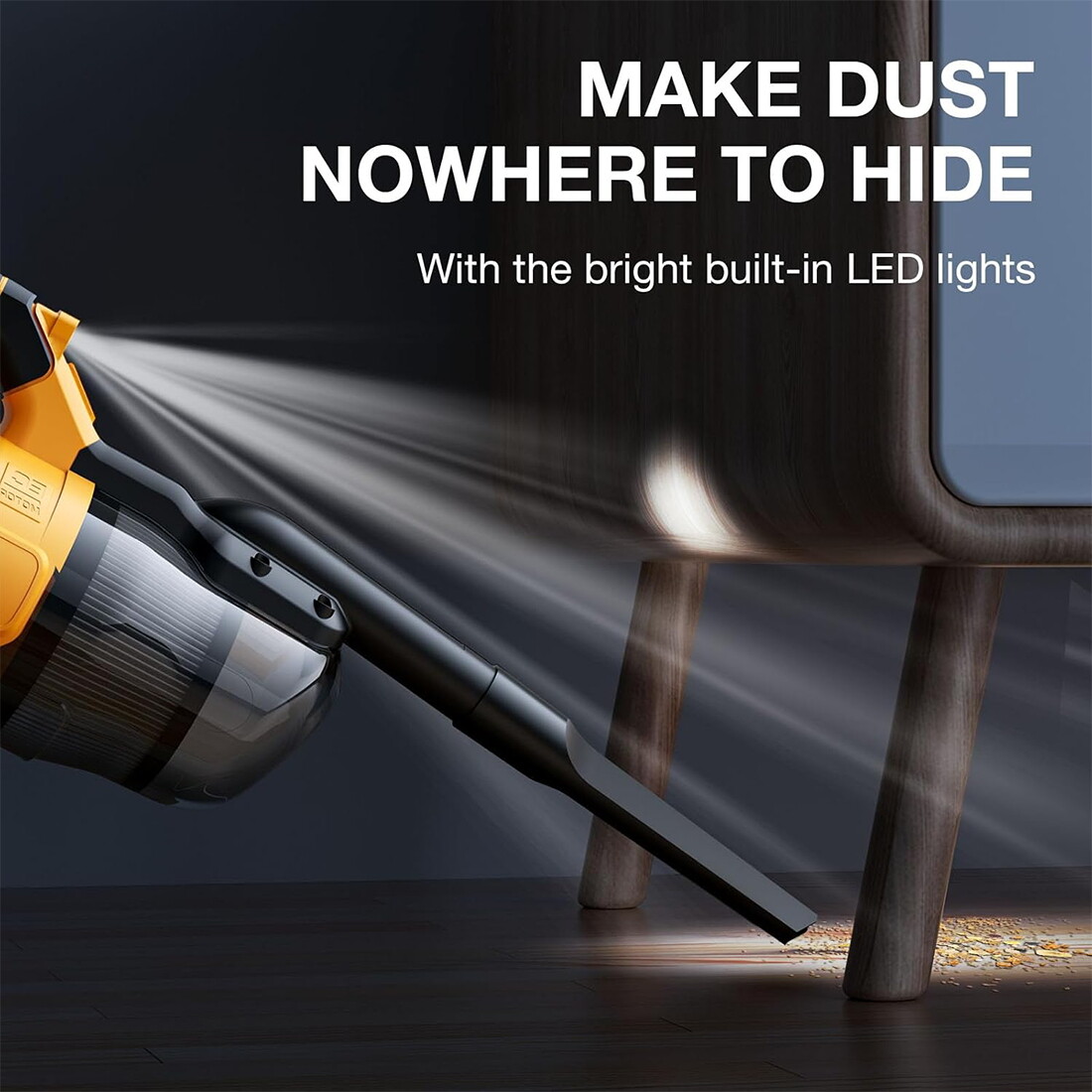 Cordless Caulking Gun for Dewalt 20V Battery Adhesive Gun 6 Speed for Sealing
