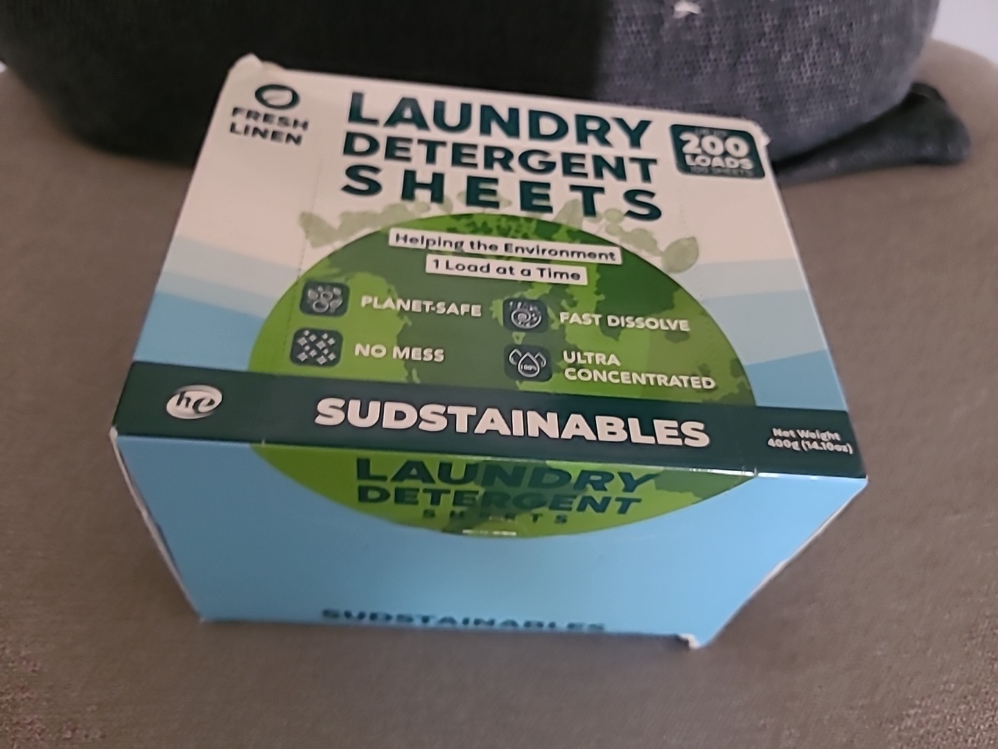 Eco Friendly Laundry Detergent Sheets 100 sheets 200 loads – Plant based Free…