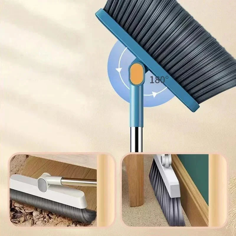 3 in 1 Broom and dustpan set Long Handle Cleaning Kit for Home & Office USA