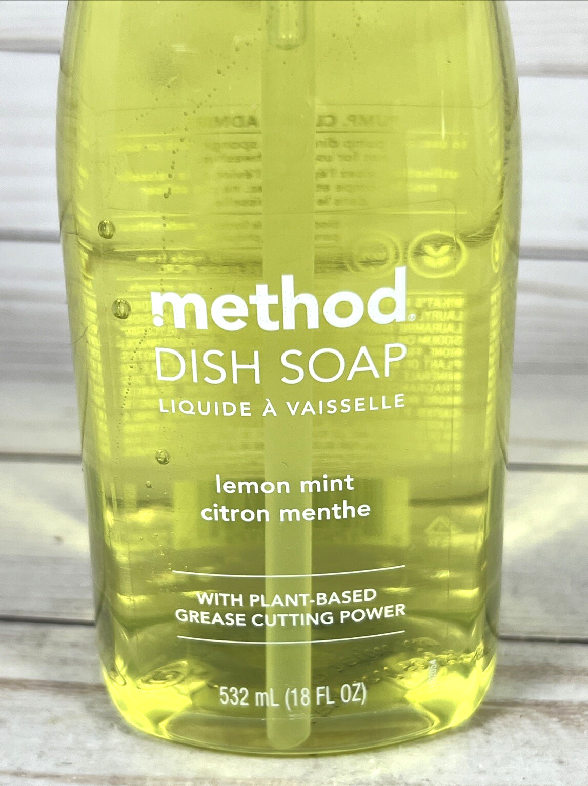 Method Liquid Dish Washing Soap Lemon Mint 18oz (2 Pack)
