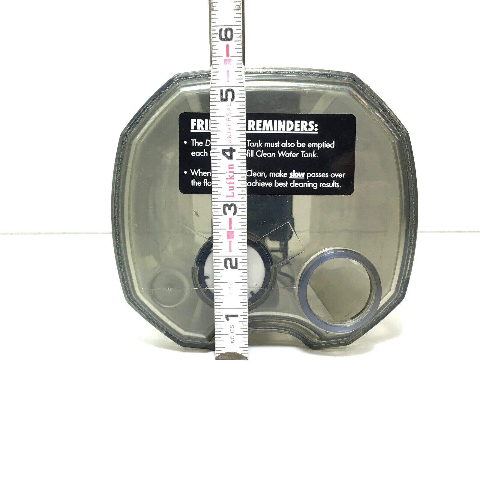 NO CAP Rug Doctor FlexClean FCM-1 FCM-2 CLEAN WATER TANK Genuine OEM # 93256