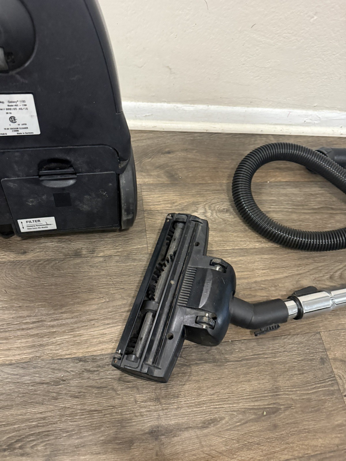 Soniclean Galaxy 1150 Canister Vacuum Cleaner Tested Works Bare Floor Pro