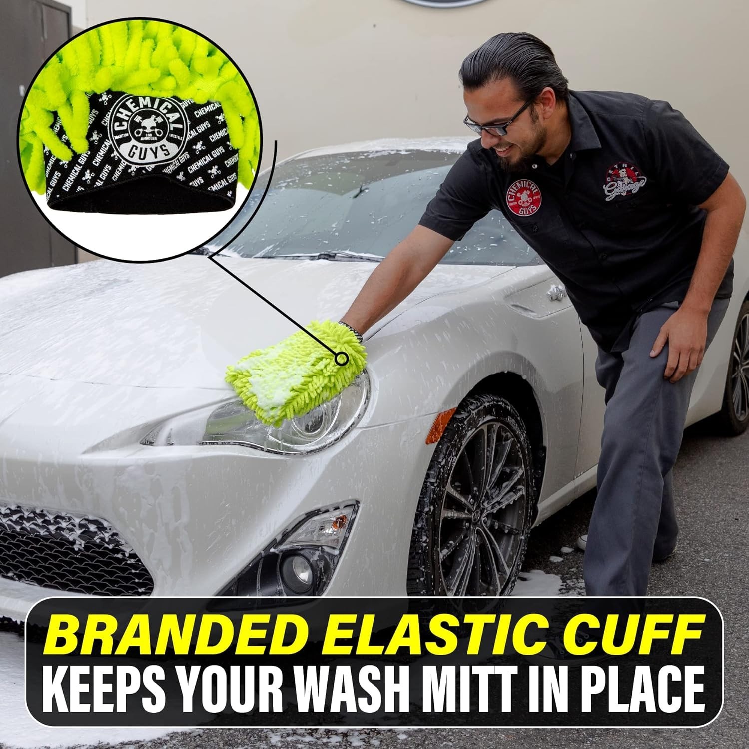 Chemical Guys MIC49302 Chenille Premium Scratch-Free Microfiber Car Wash Mitt