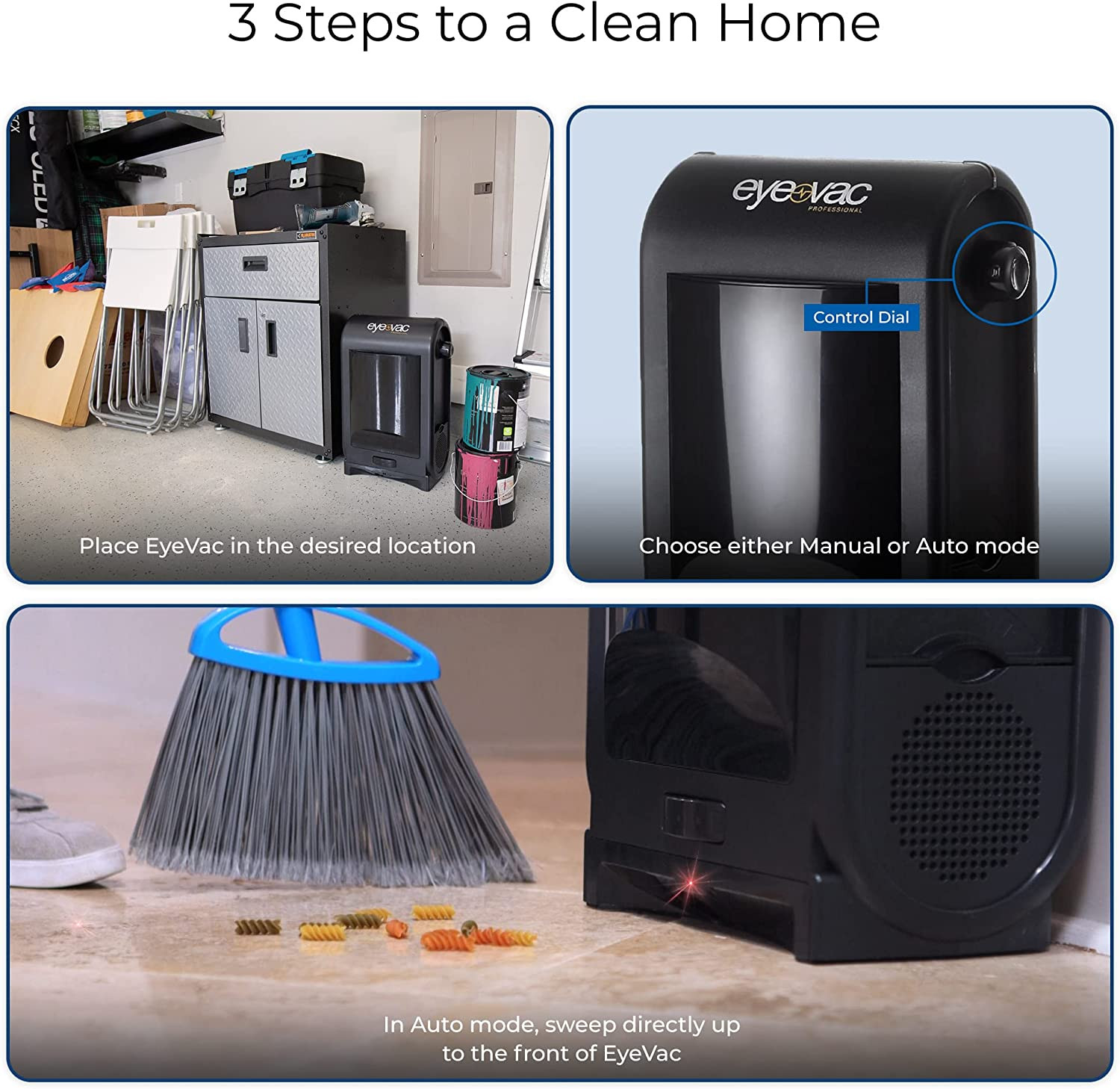 Eyevac PRO Touchless Vacuum – 1400 Watts Professional Vacuum with Active Infrare