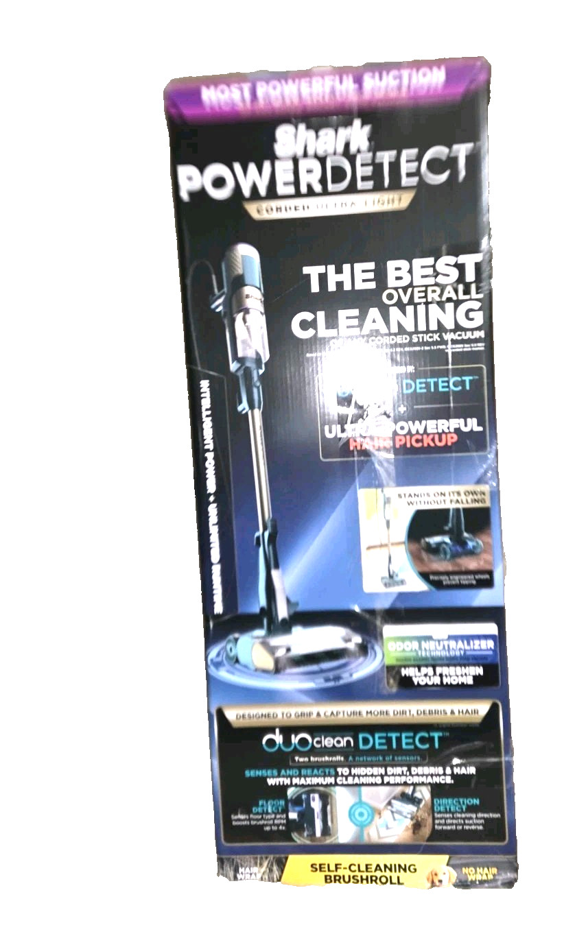 Shark POWERDETECT Corded Stick Vacuum, DuoClean & Odor Neutralizer Technology