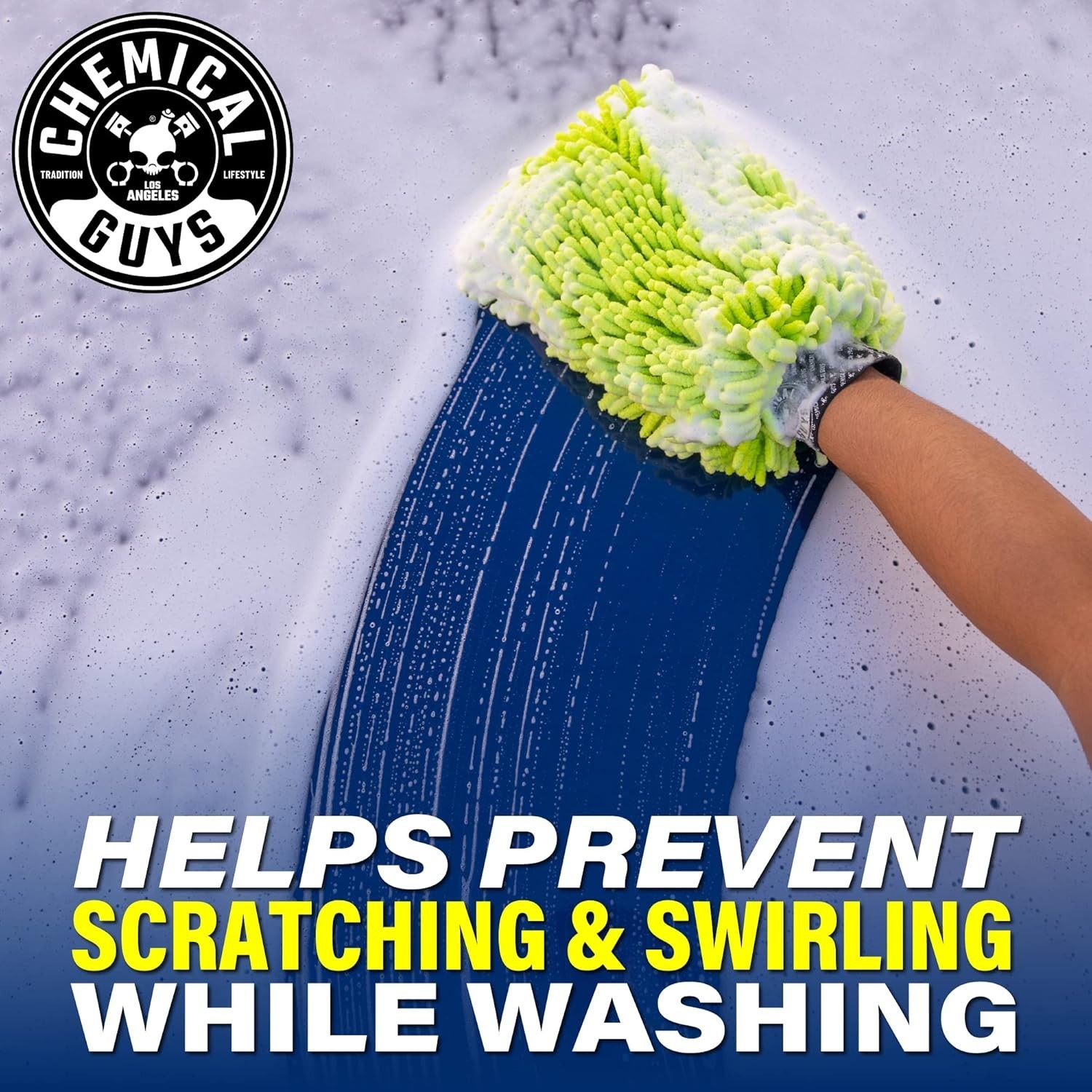 Chemical Guys MIC49302 Chenille Premium Scratch-Free Microfiber Car Wash Mitt