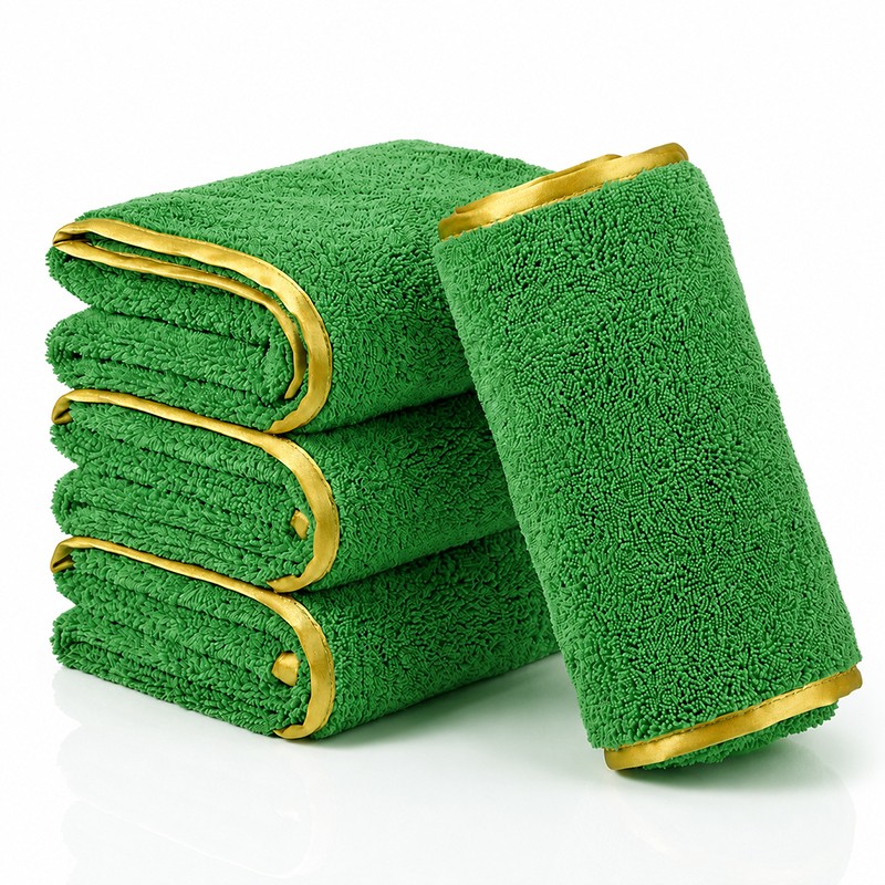 4 Pack Microfiber Car Detailing Towels 16″ x 24″ 380 GSM Lint Free Scratch Free